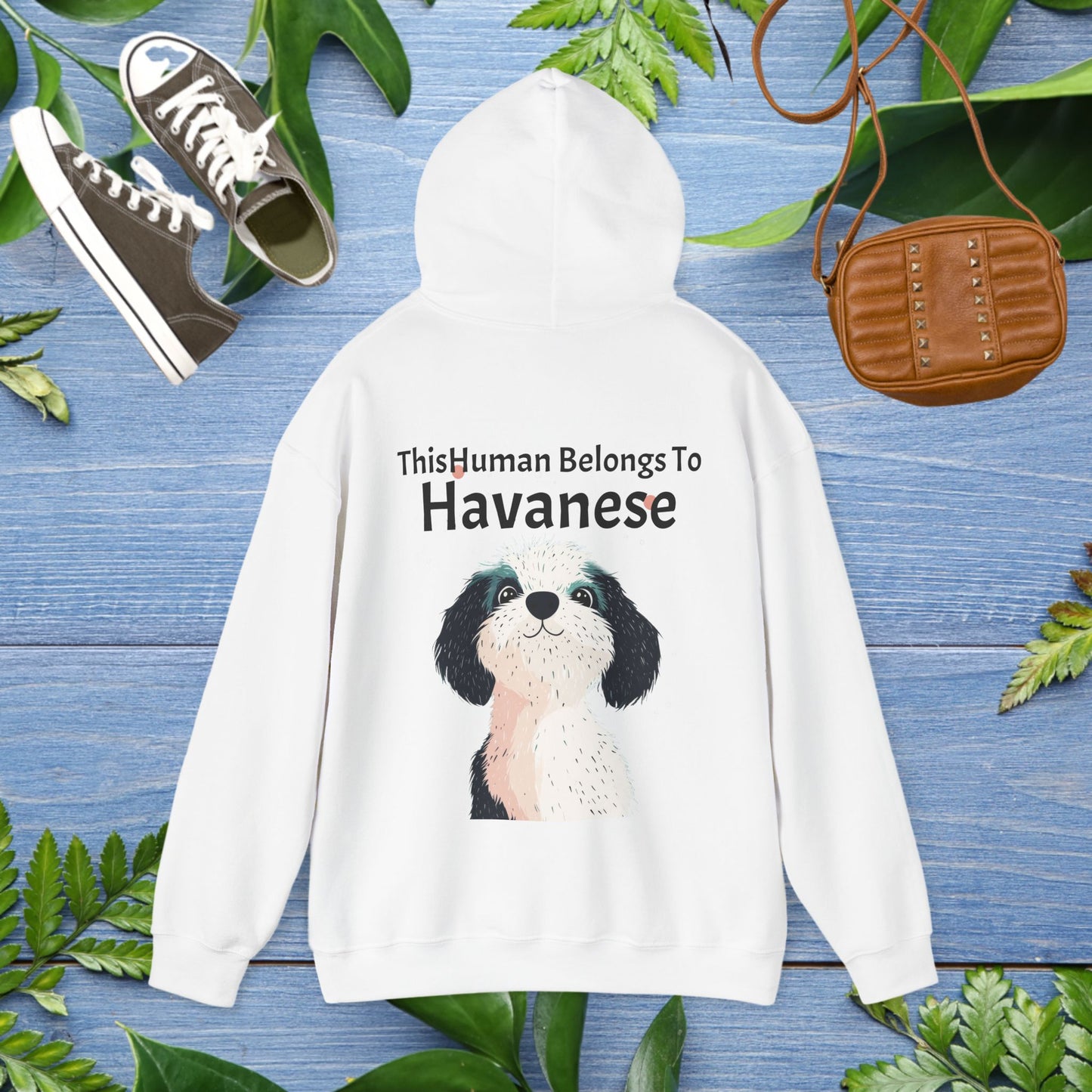 This Human Belongs To Havanese Unisex Hoodie - furevermama