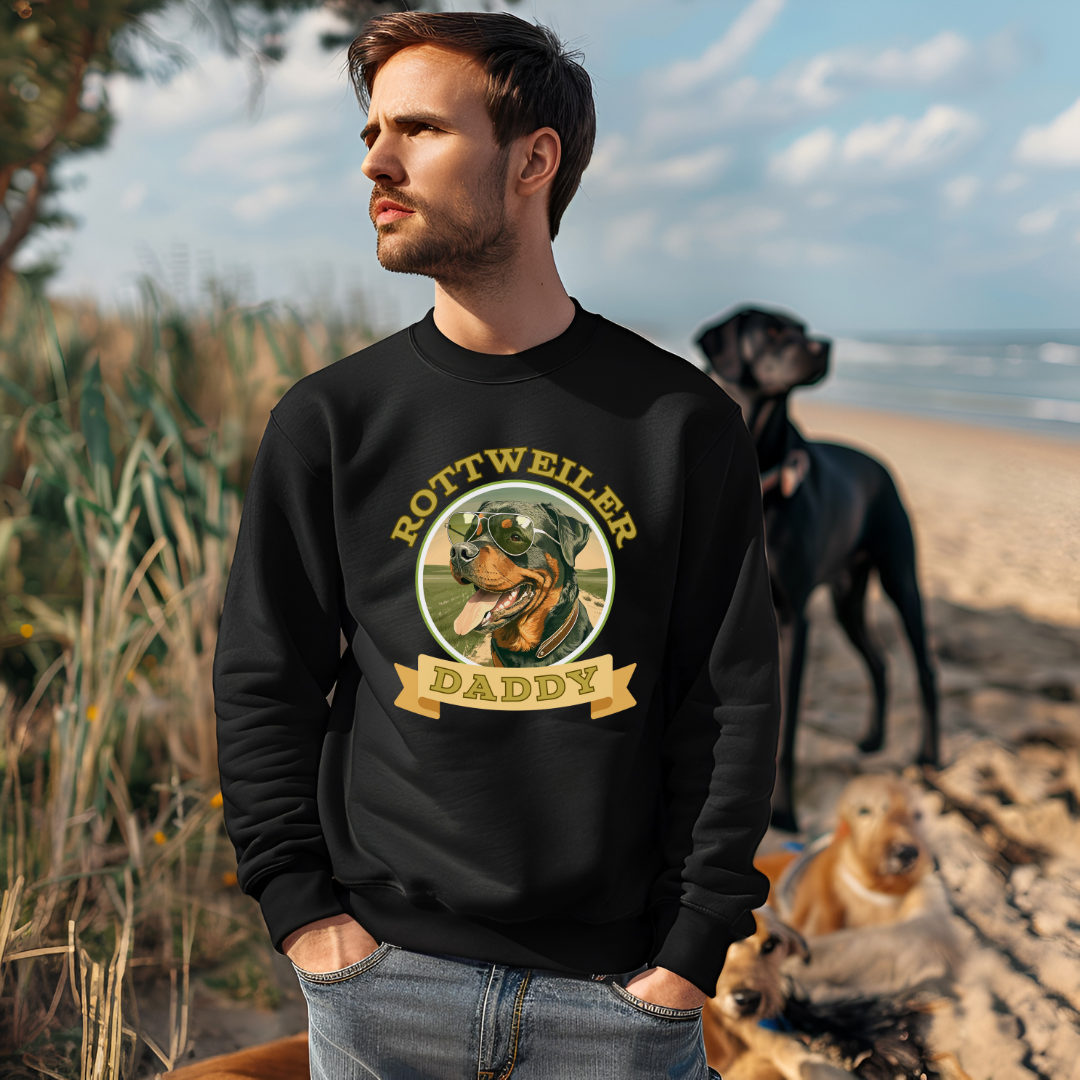Rottweiler Daddy Sweatshirt - furevermama