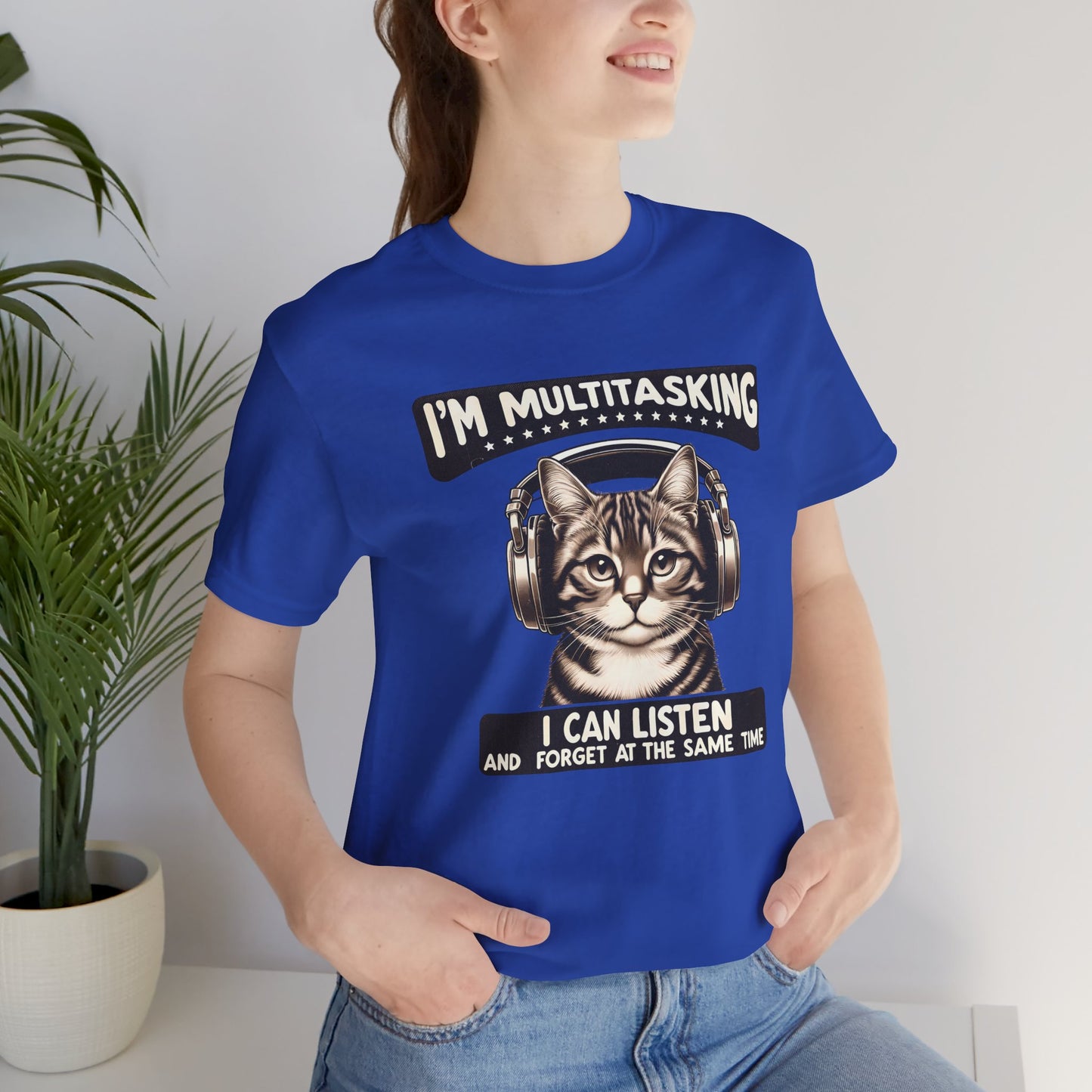 Multi-Tasking Cat Jersey Tee - furevermama