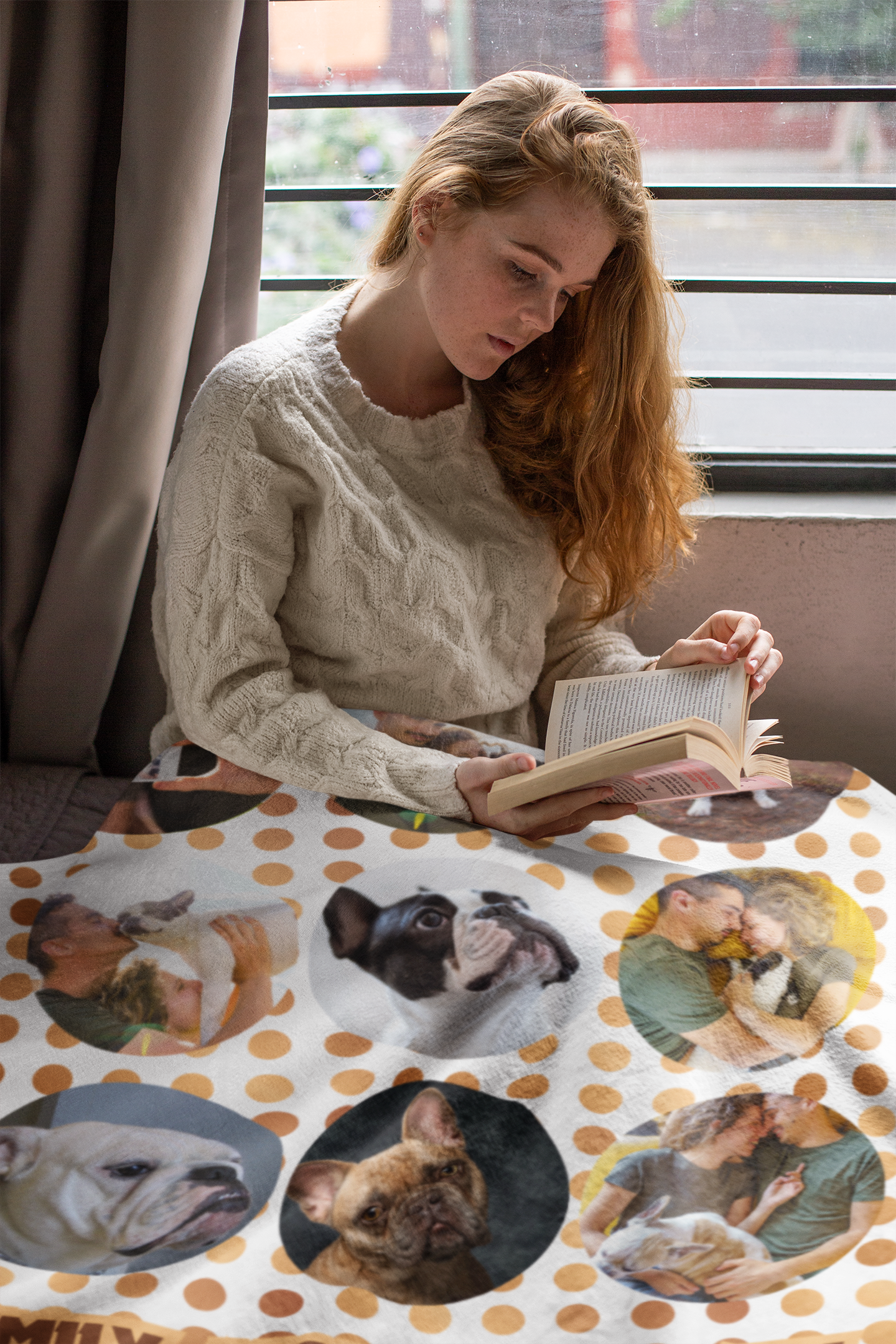 Custom Photo "Modern Style" Velveteen Plush Blanket - furevermama