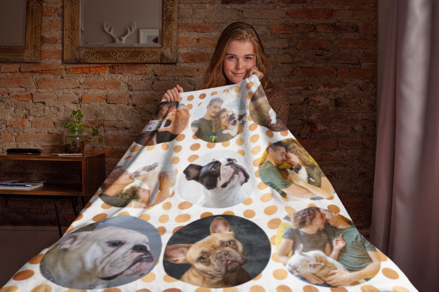 Custom Photo "Modern Style" Velveteen Plush Blanket - furevermama