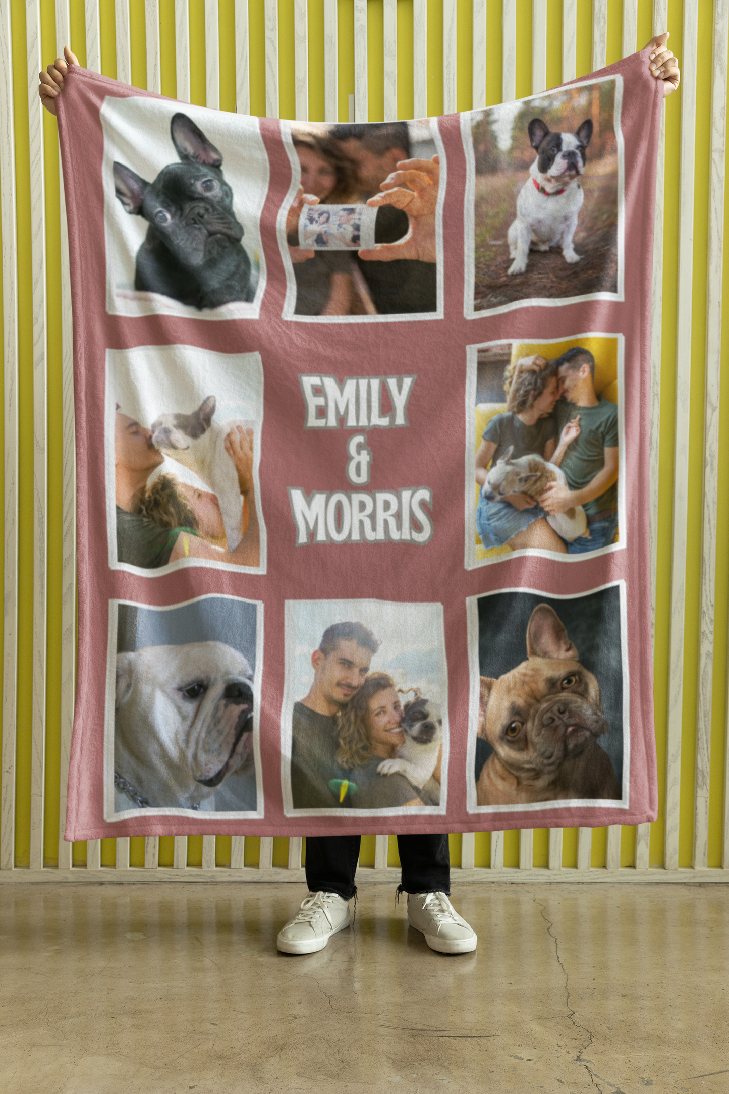 Custom Photo "Photo Frame" Velveteen Plush Blanket - furevermama
