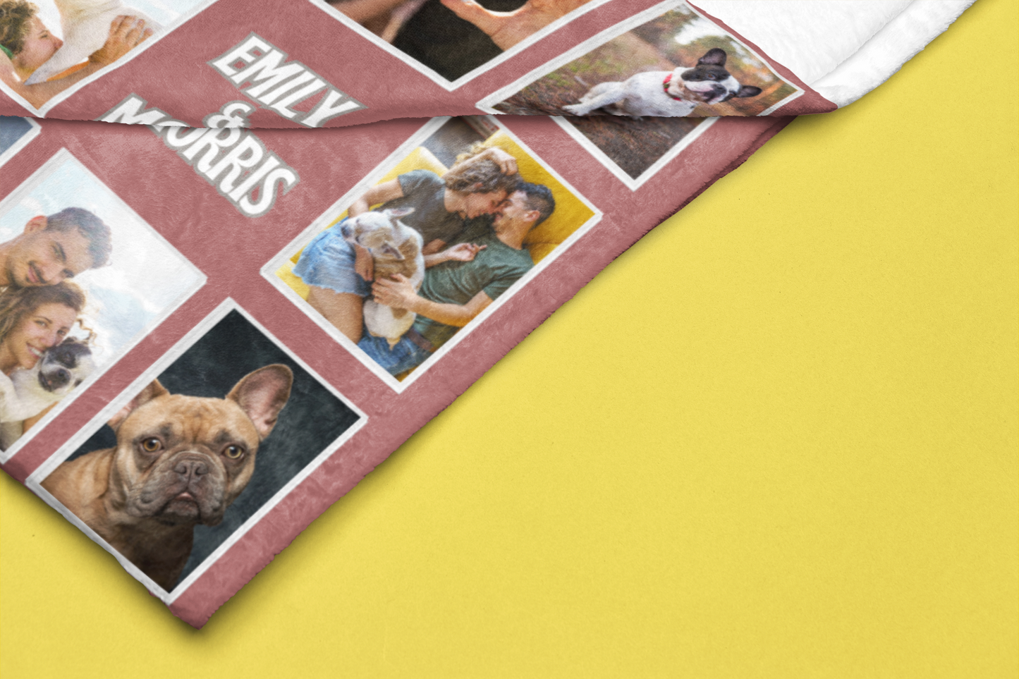 Custom Photo "Photo Frame" Velveteen Plush Blanket - furevermama