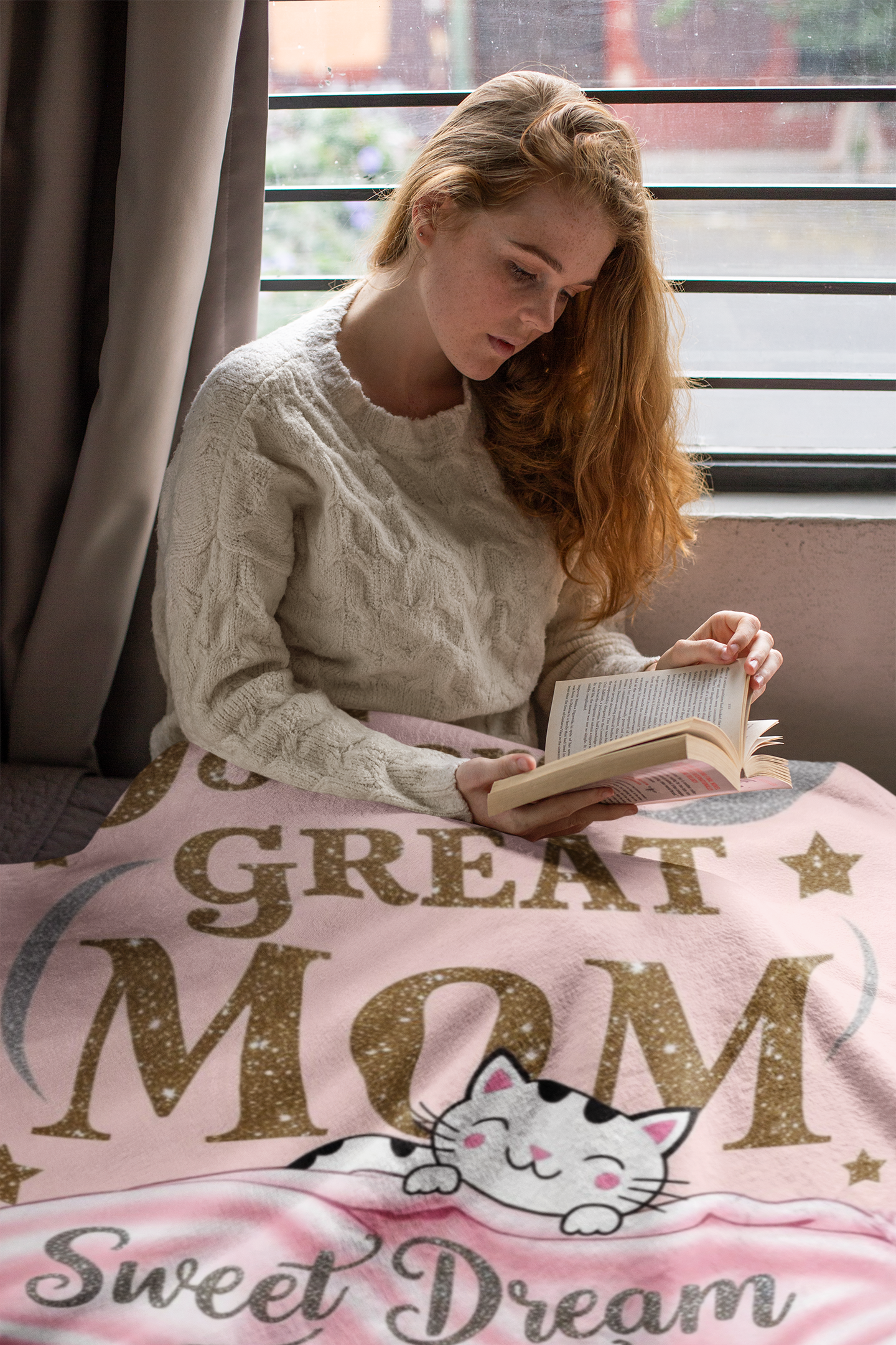 "You Are A Great Mom" Pink Velveteen Plush Blanket - furevermama