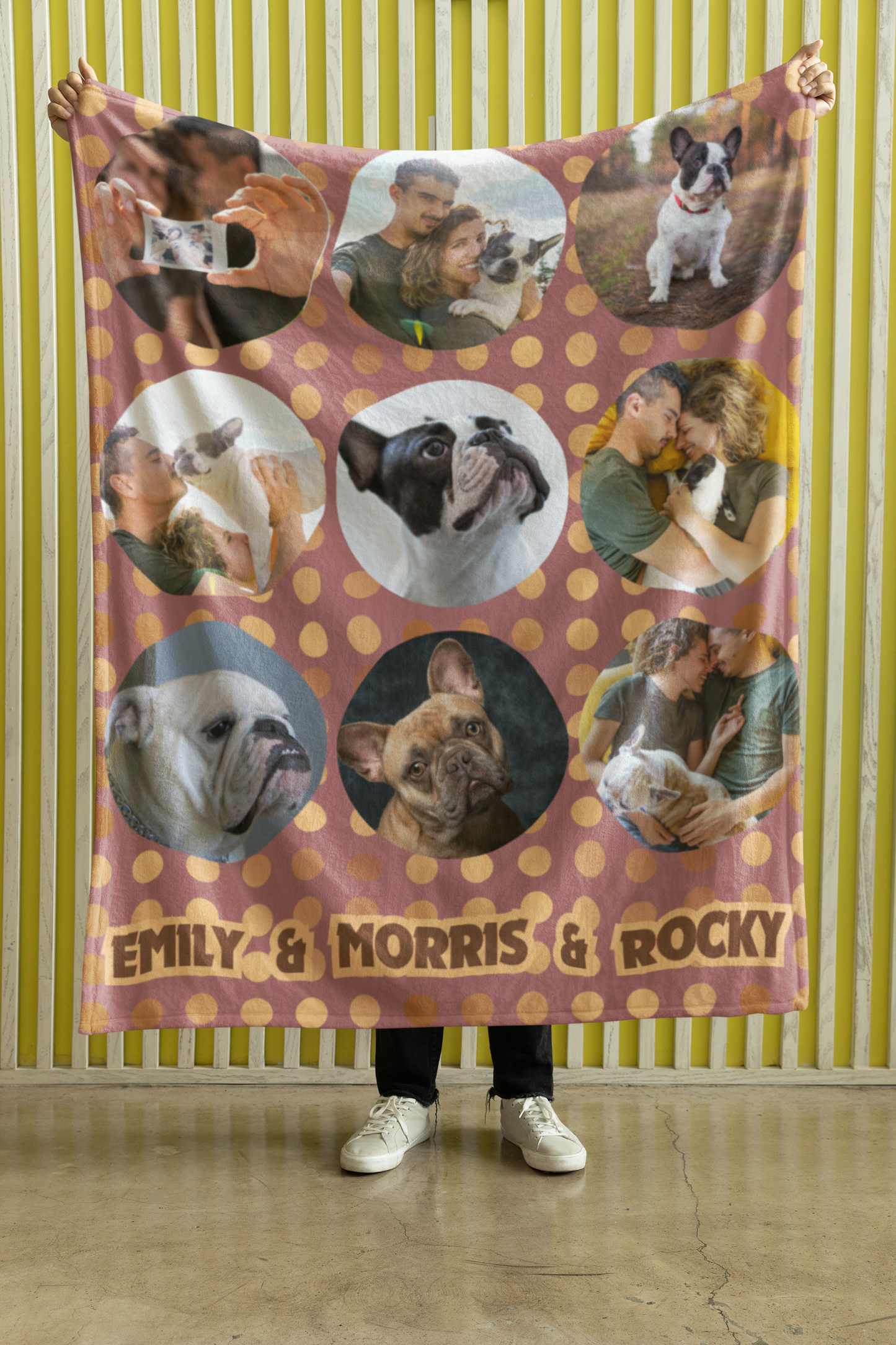 Custom Photo "Modern Style" Velveteen Plush Blanket - furevermama