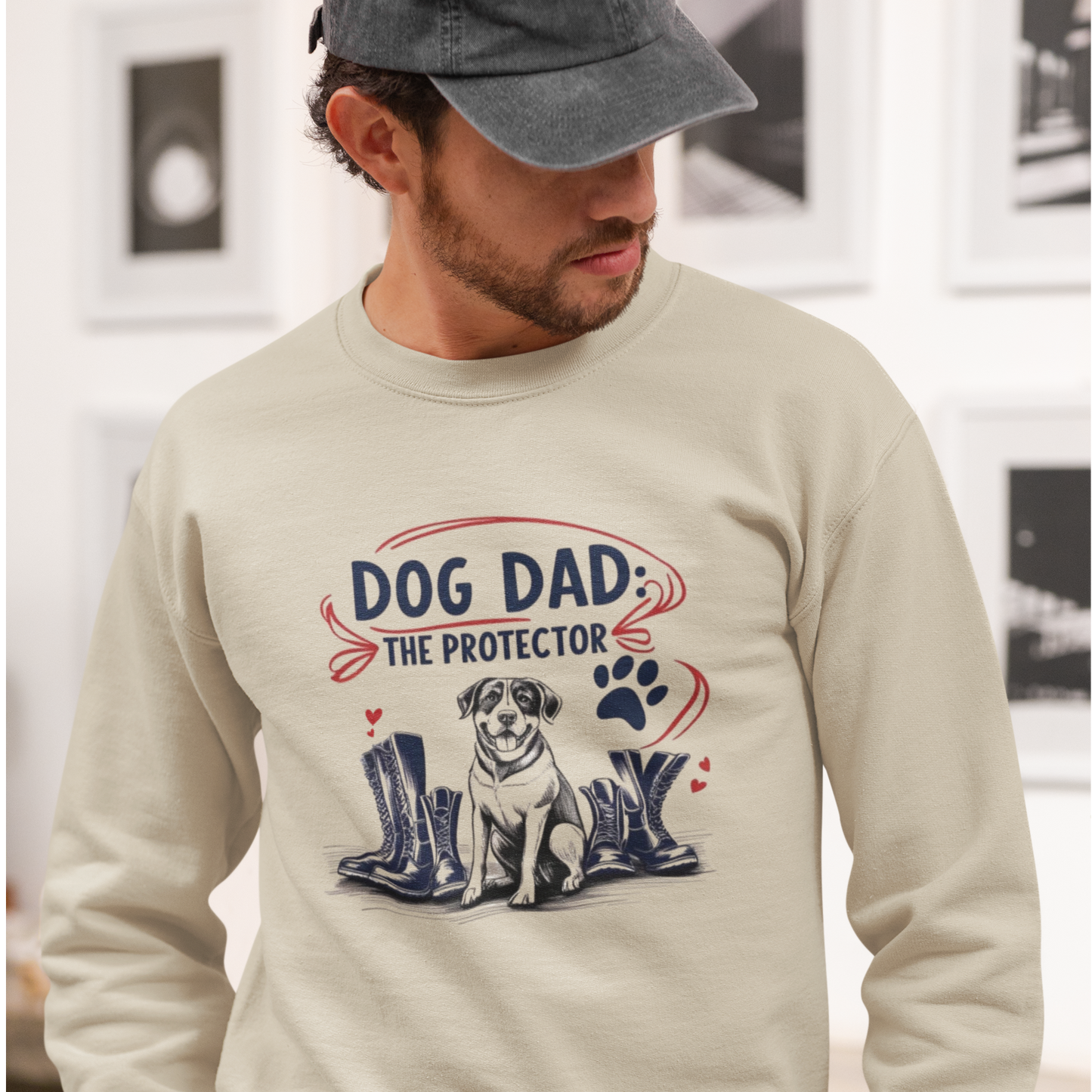 Dog Dad The Protector Sweatshirt - furevermama