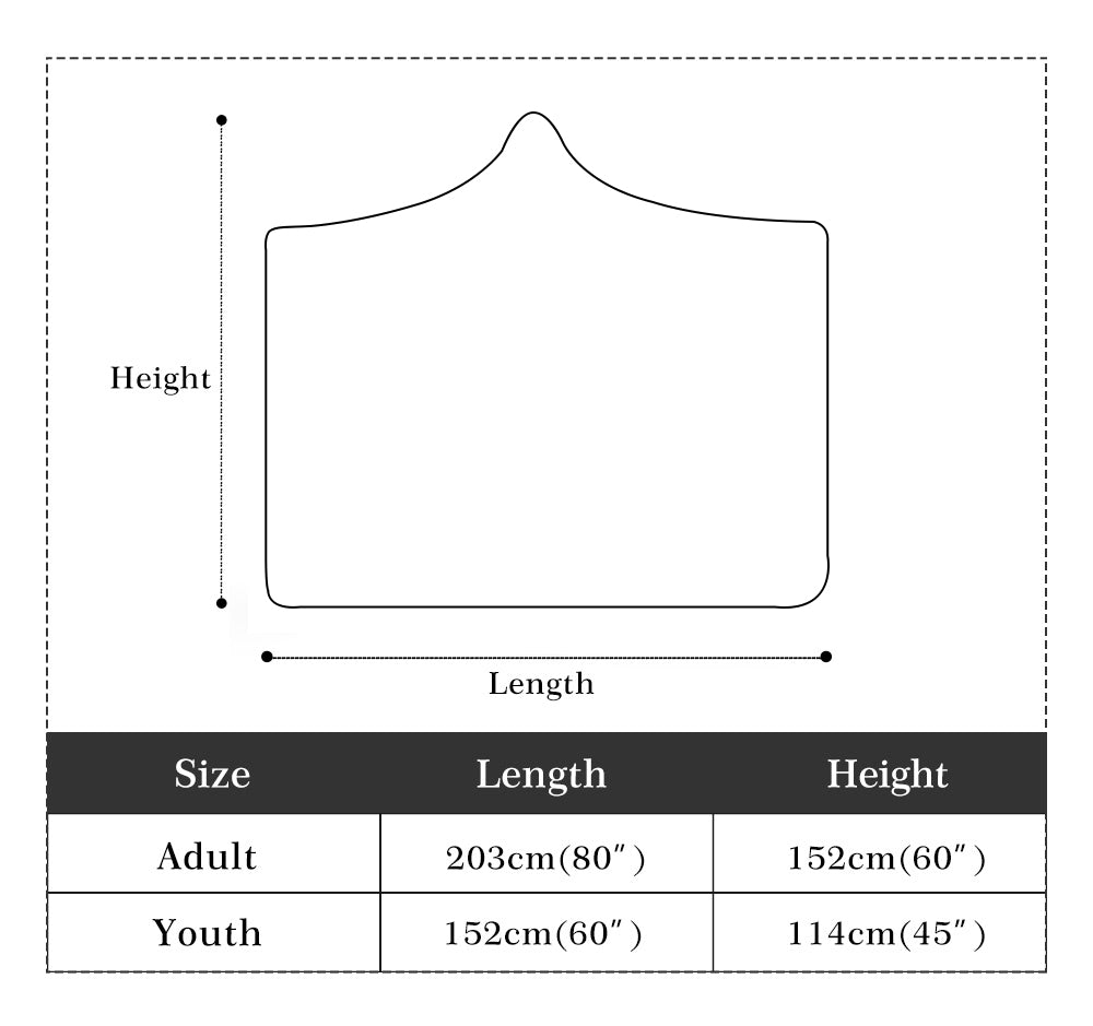 Gift to Father - Personalized Wearable Hooded Blanket