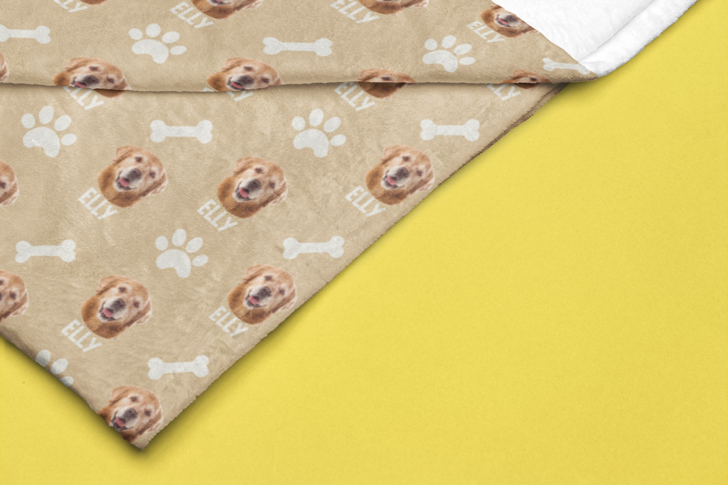 Custom Pet Photo Name Velveteen Plush Blanket - furevermama