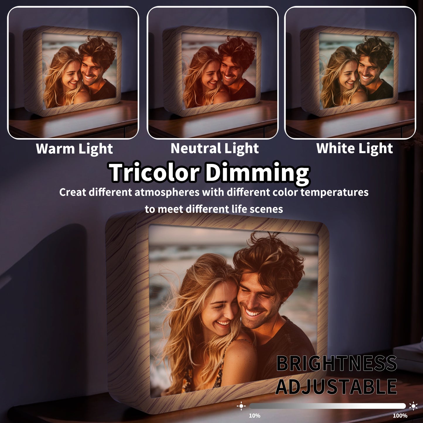 Class 2025 Graduation - Personalized Horizontal Acrylic Magic Mirror Photo Frame
