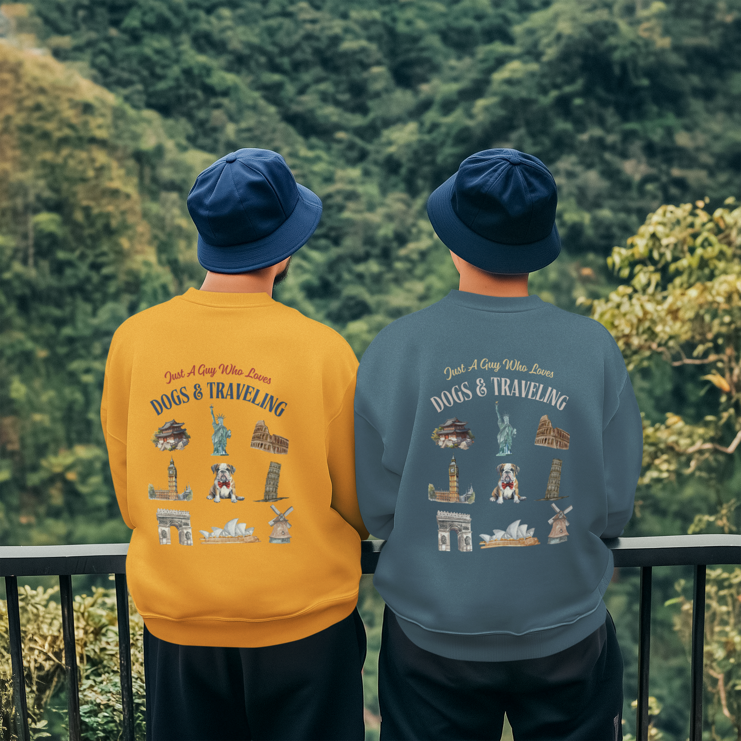 (Custom) Just A Girl Who Loves Dogs and Traveling Sweatshirt - furevermama