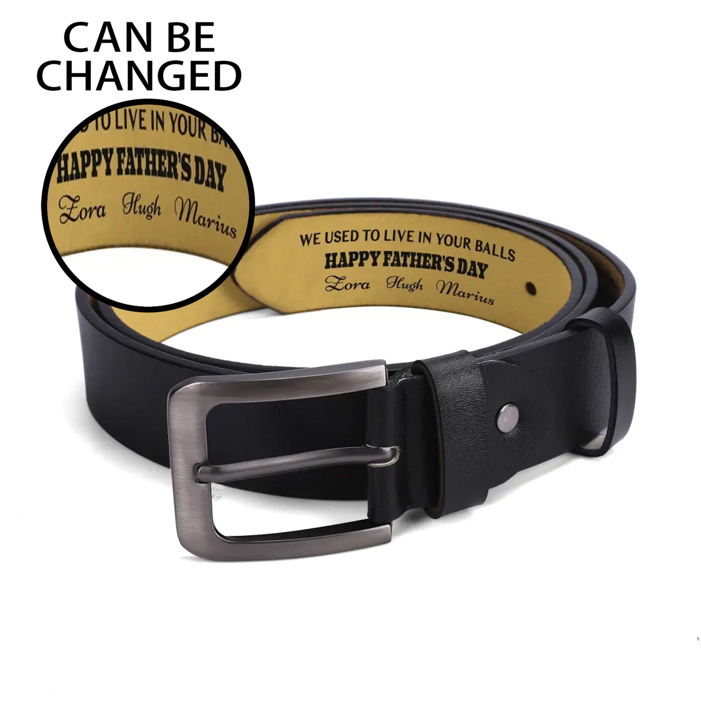 Happy Father's Day Personalised Belt