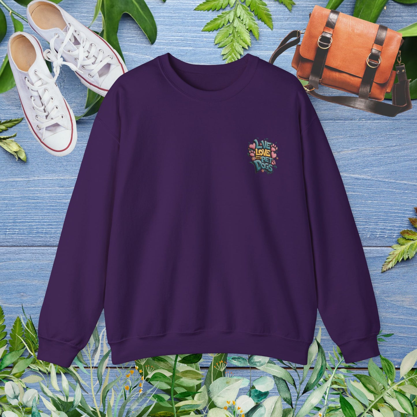 Live Love and Pet Dog Sweatshirt - furevermama