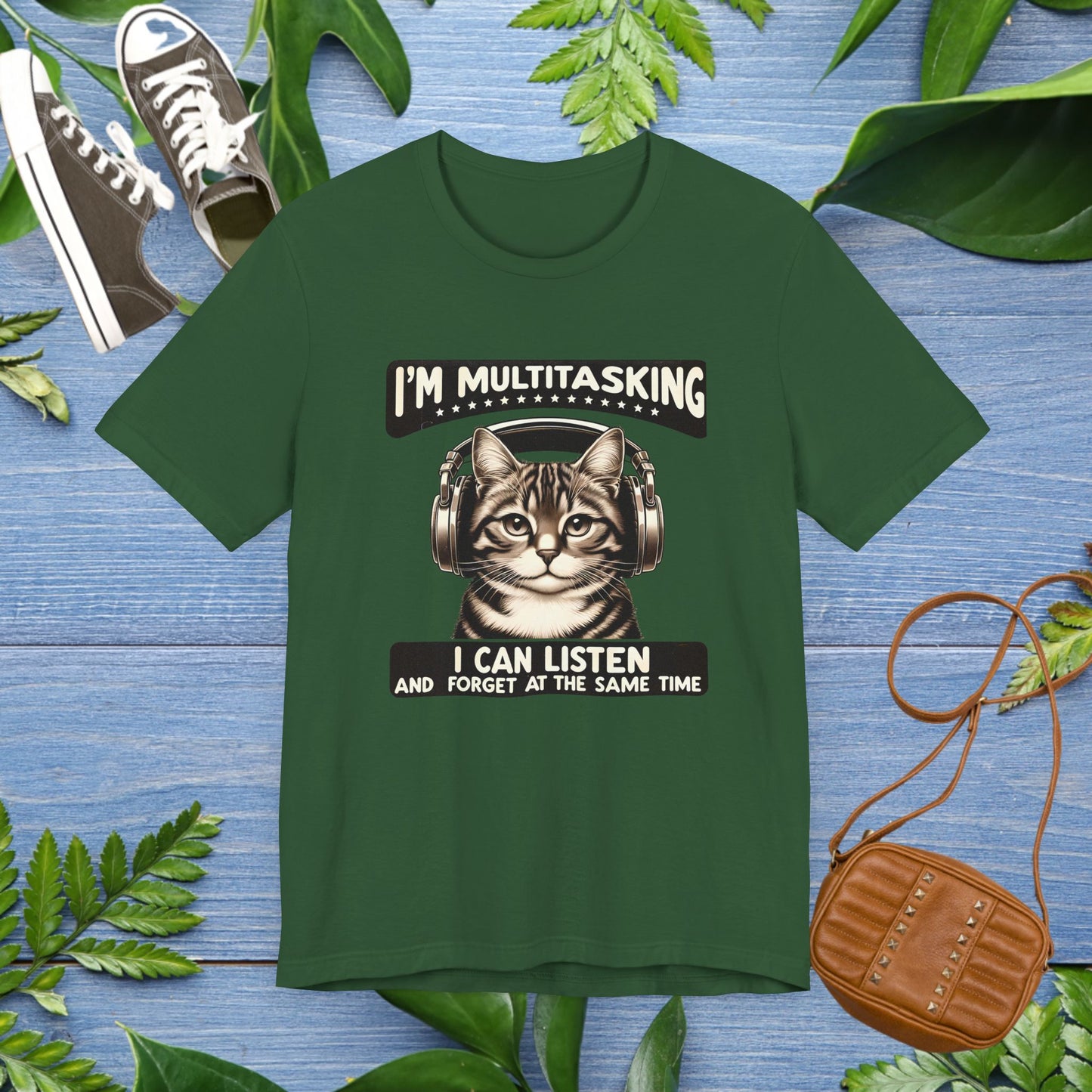 Multi-Tasking Cat Jersey Tee - furevermama