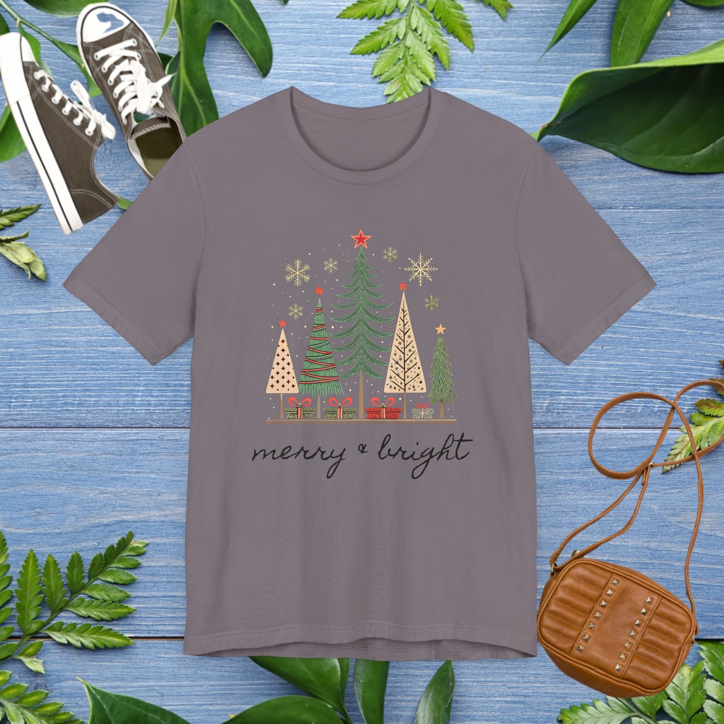 Vintage Christmas Tree Unisex Short Sleeve T-Shirt - furevermama