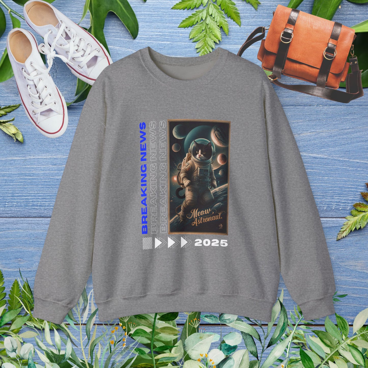 Astronaut Breaking News Unisex Sweatshirt - furevermama