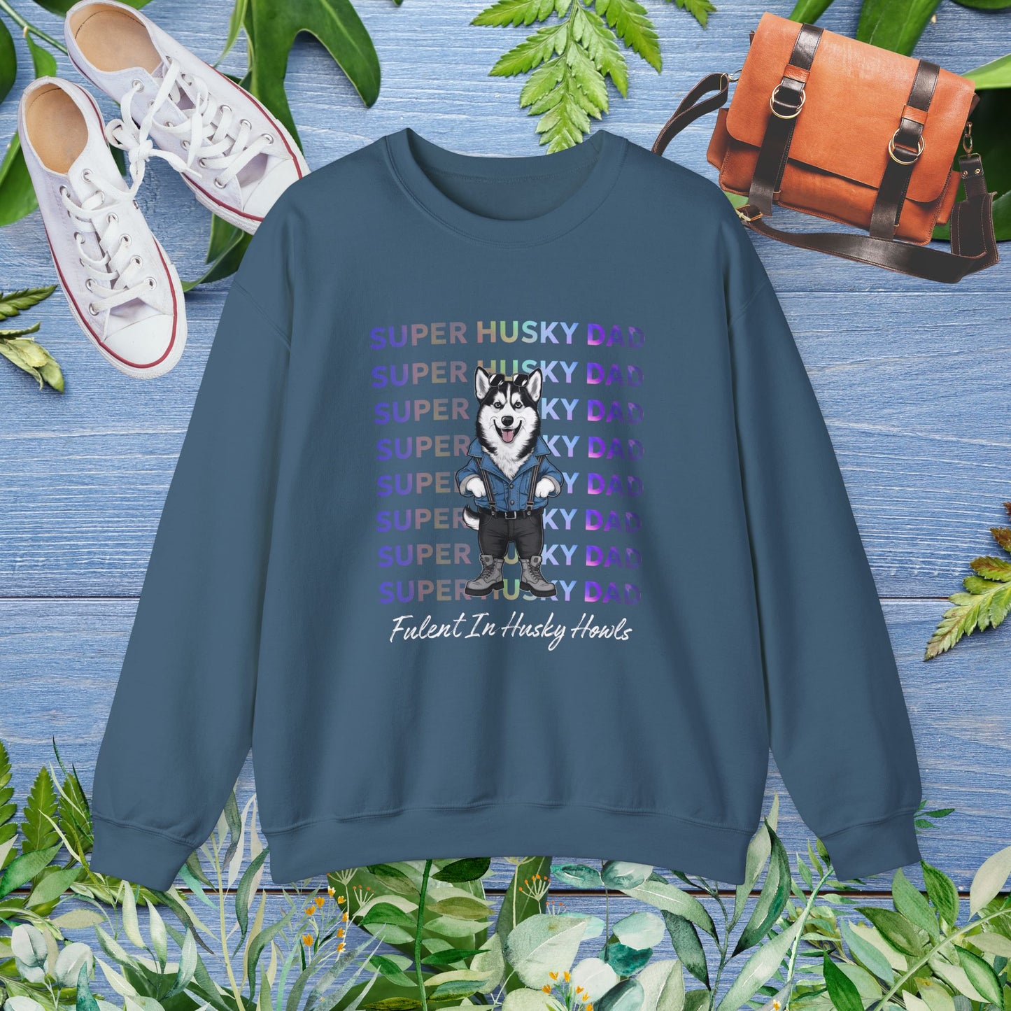 Husky Dad Sweatshirt - furevermama