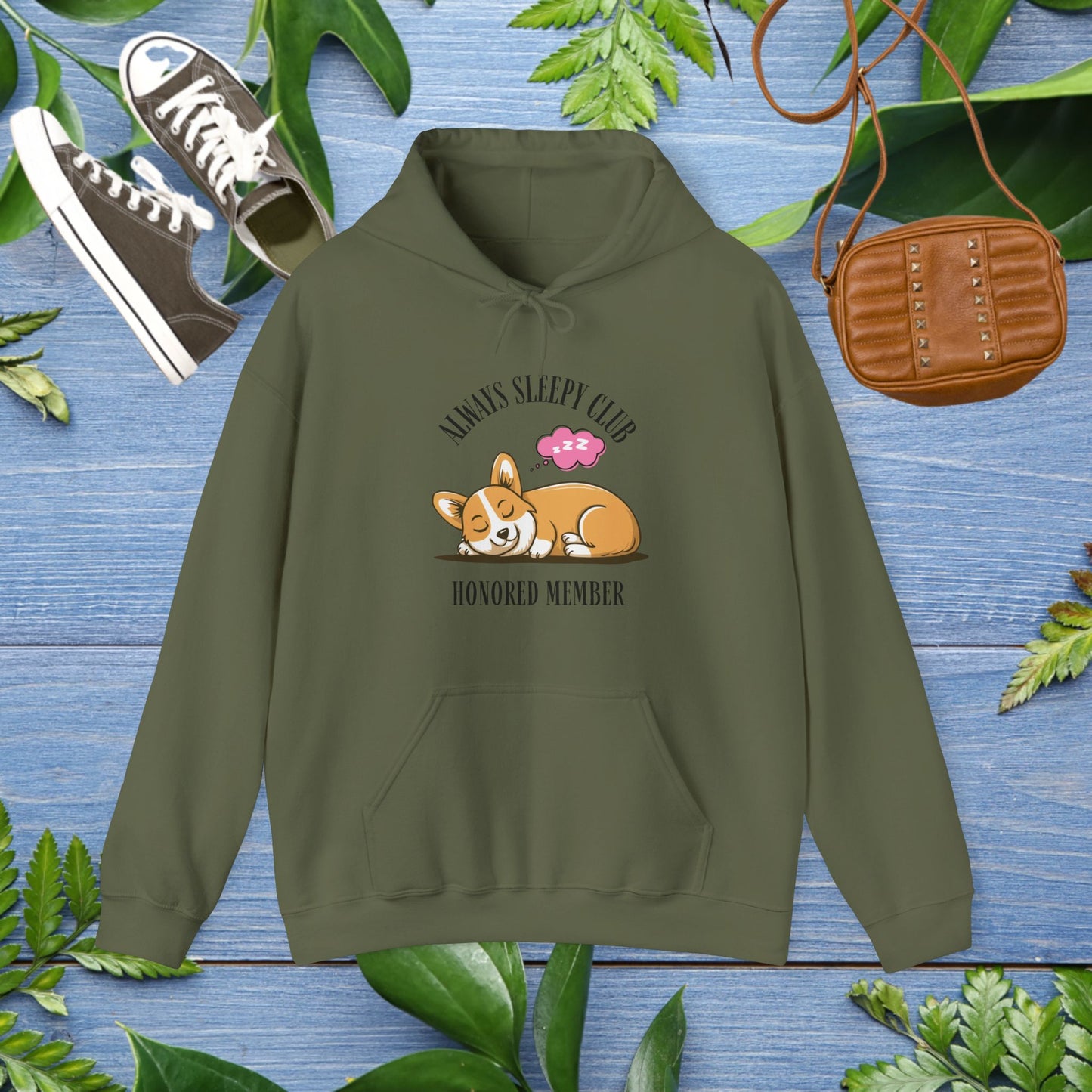 Always Sleepy Club Honored Member Unisex Hoodies - furevermama