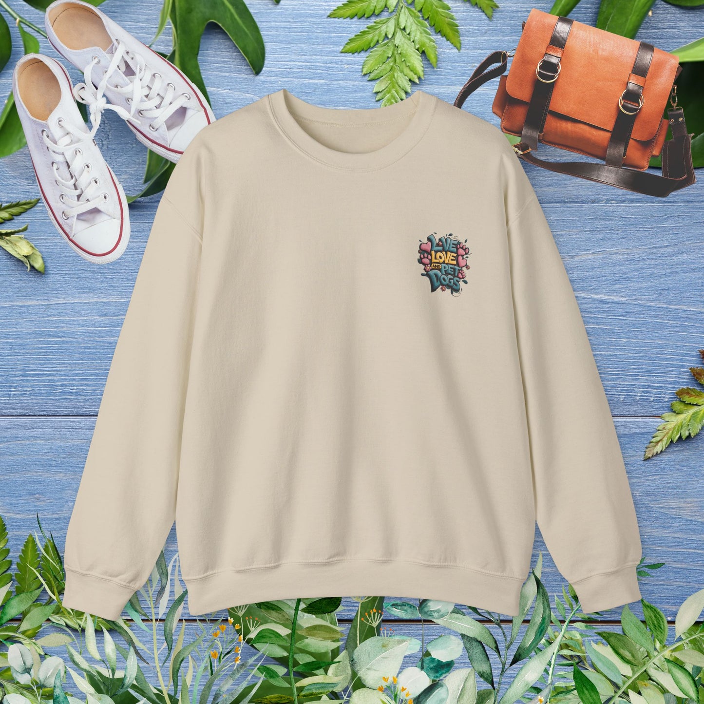 Live Love and Pet Dog Sweatshirt - furevermama