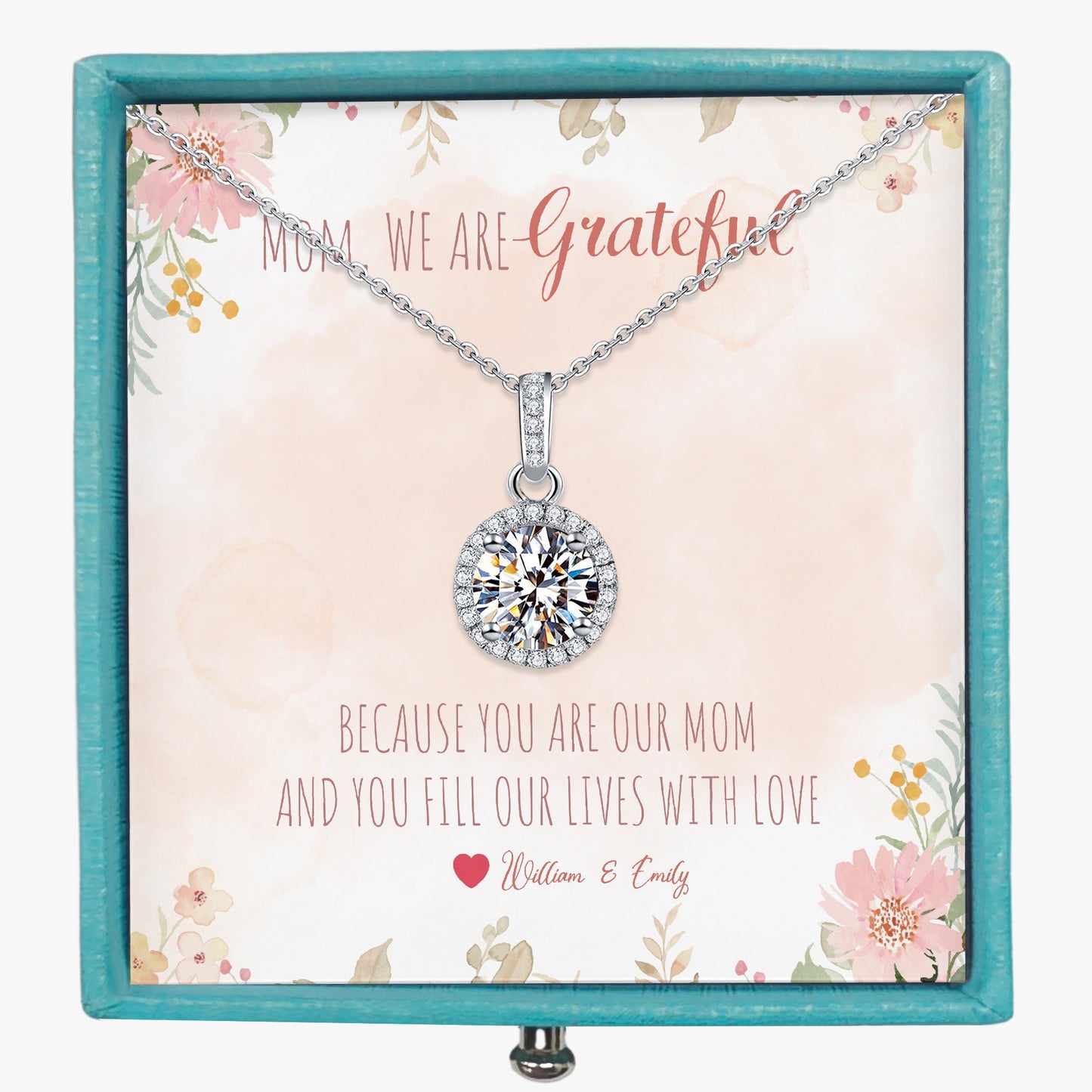 Stunning Necklace with Gift Box - To Mom - furevermama