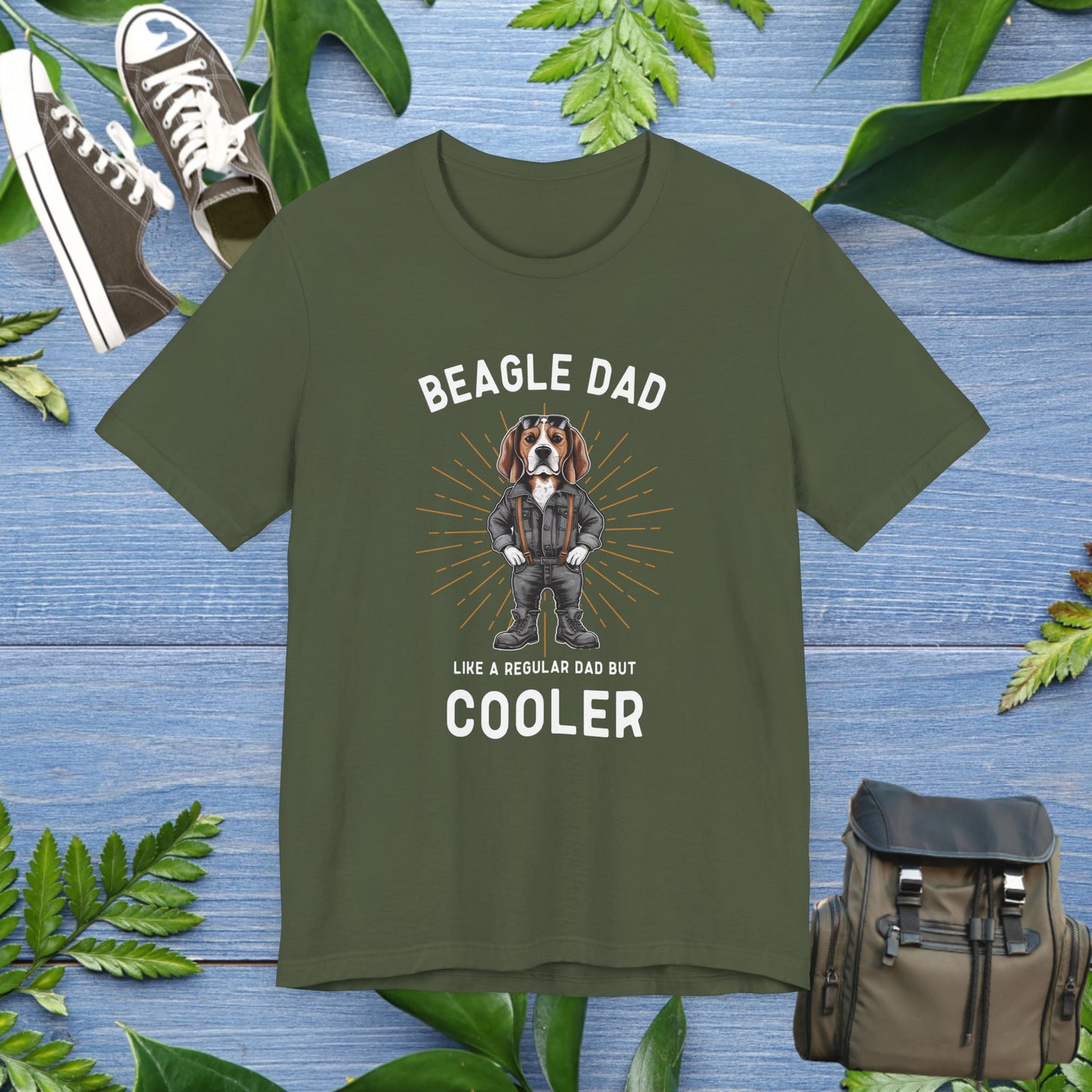 Cooler Beagle Dad T-Shirt - furevermama