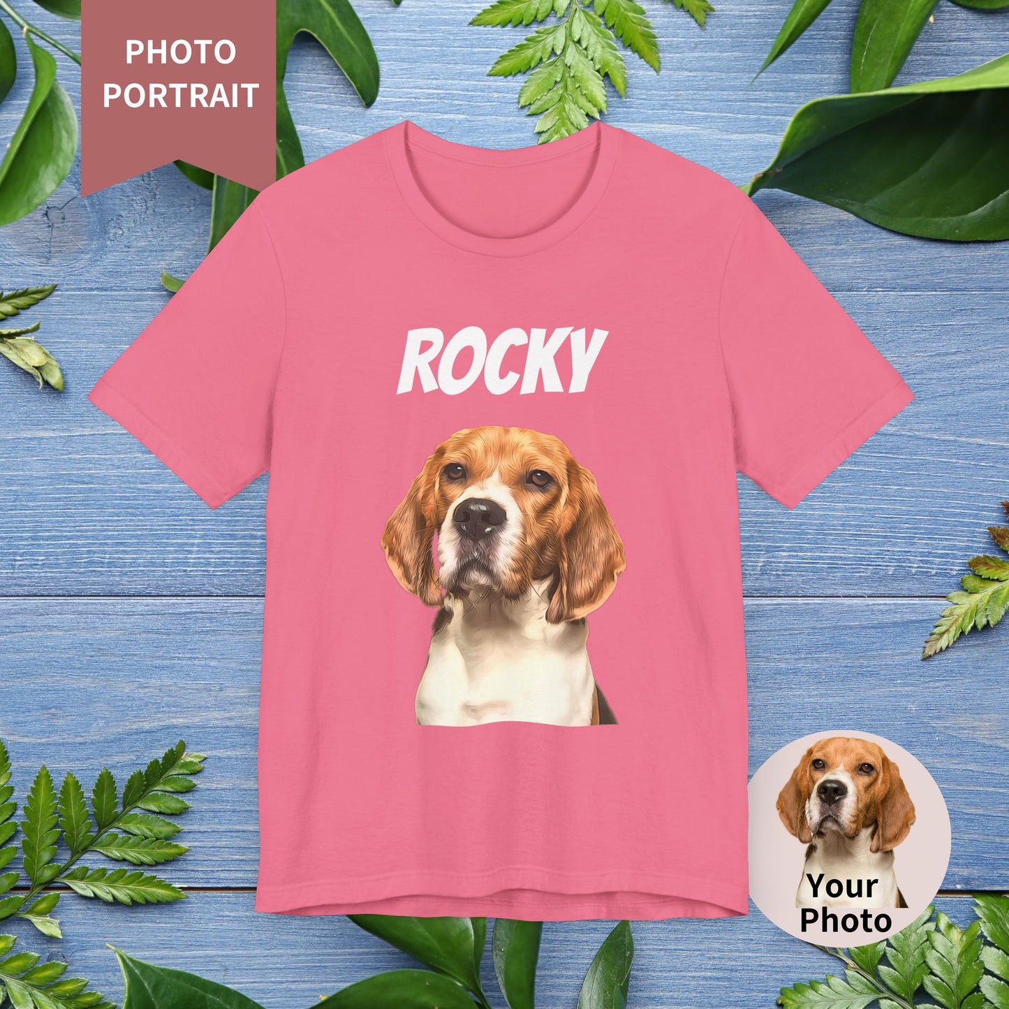 Custom Pet Portrait Unisex T-Shirt - furevermama