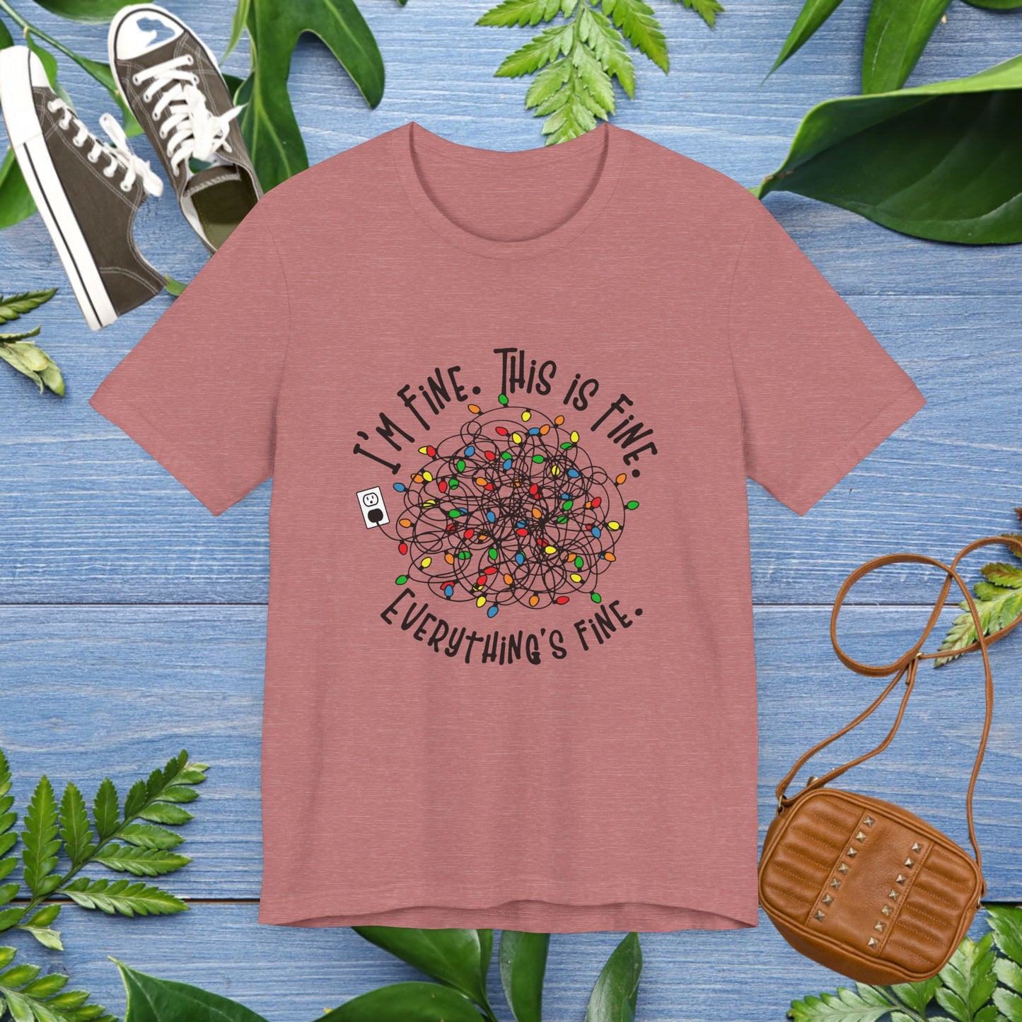 I Am Fine Unisex Short Sleeve T-Shirt - furevermama