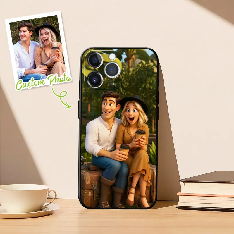 Custom Cartoon Style Photo Phone Case