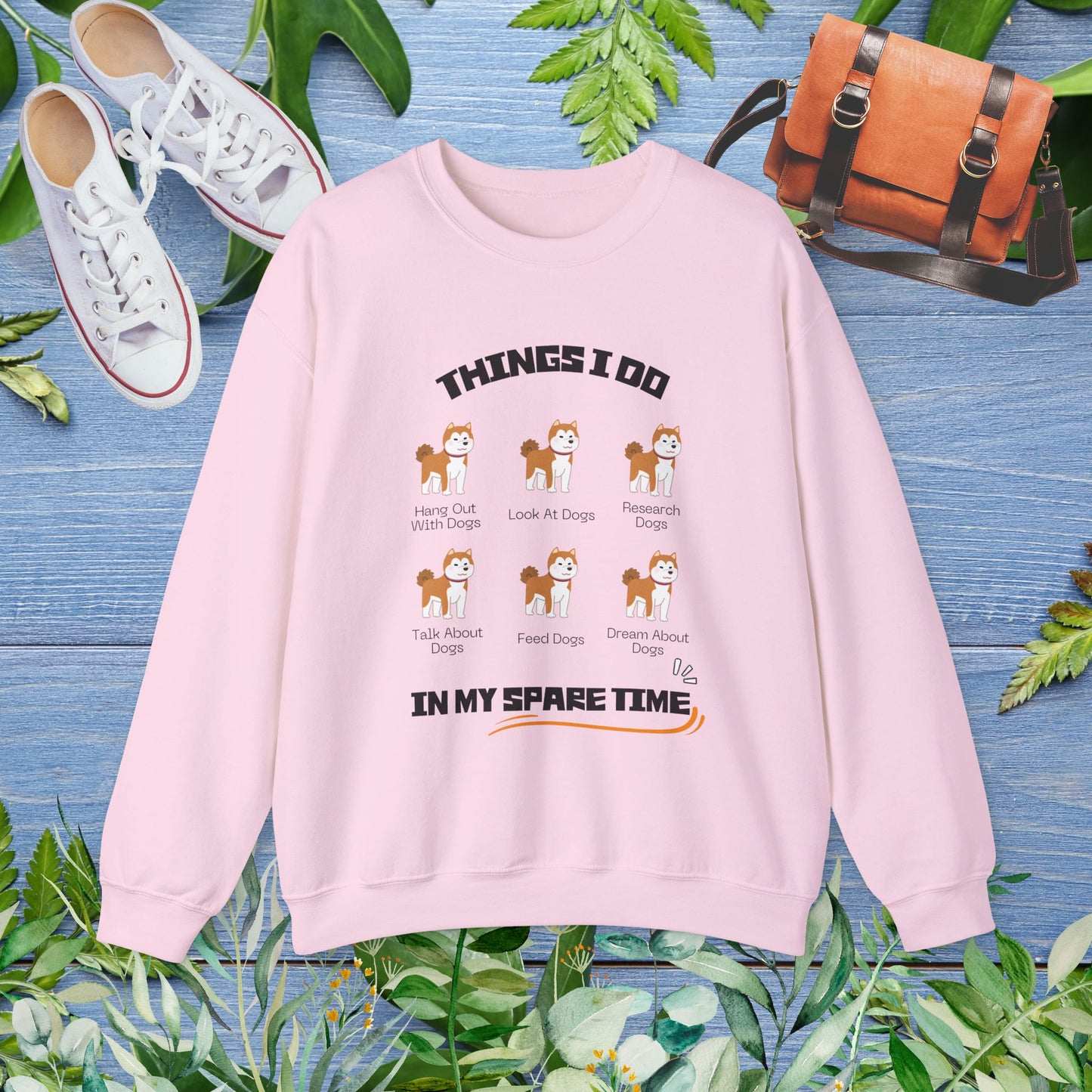 Things I Do In My Spare Time Unisex Heavy Blend™ Crewneck Sweatshirt - furevermama