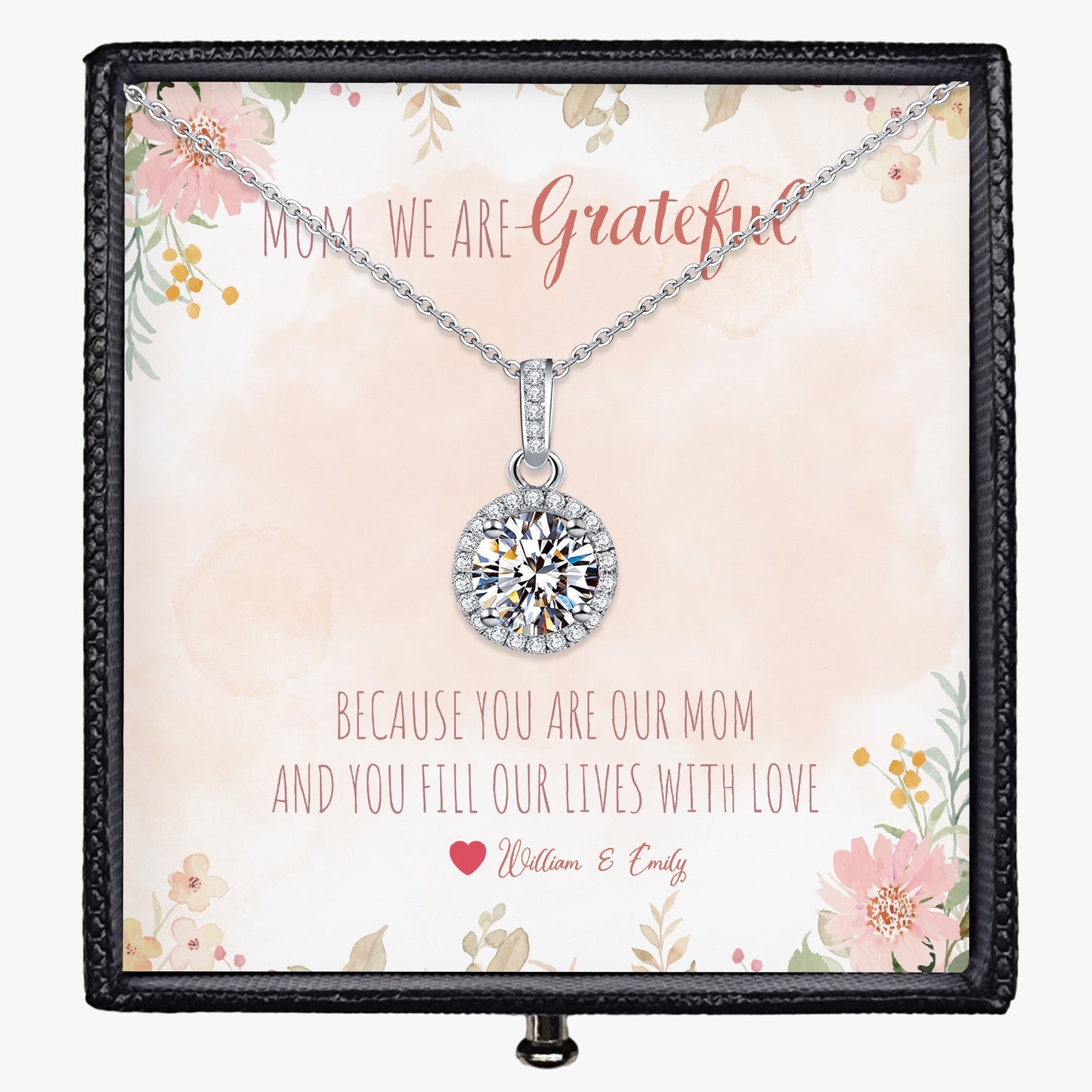 Stunning Necklace with Gift Box - To Mom - furevermama