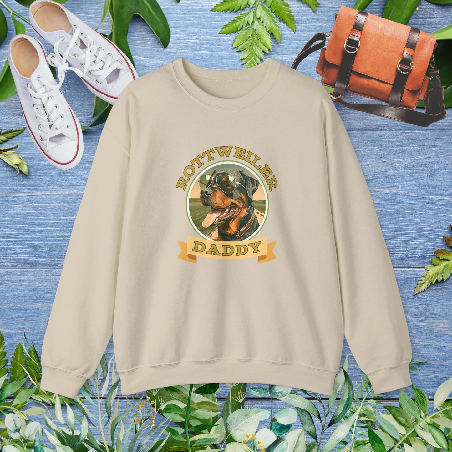 Rottweiler Daddy Sweatshirt - furevermama