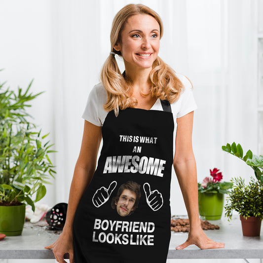 Custom Face Apron Personalized Boyfriend Funny Apron - furevermama