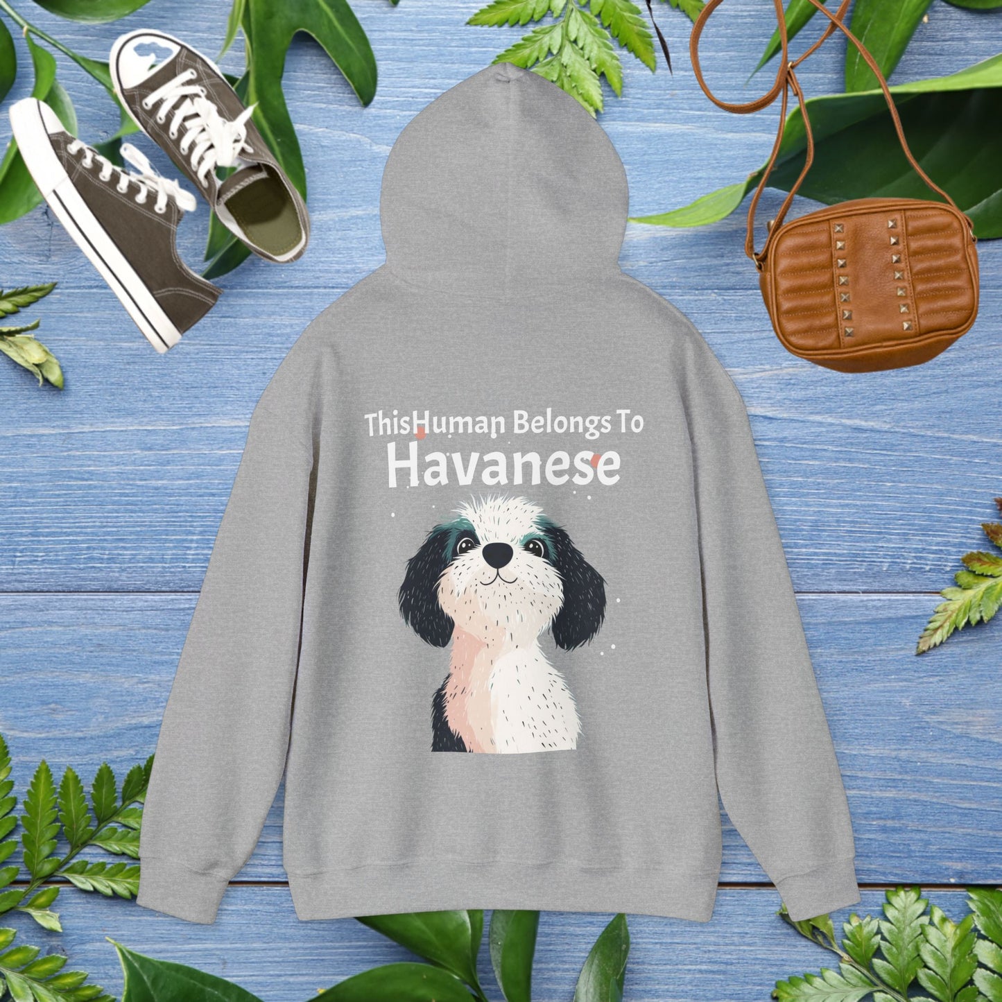 This Human Belongs To Havanese Unisex Hoodie - furevermama