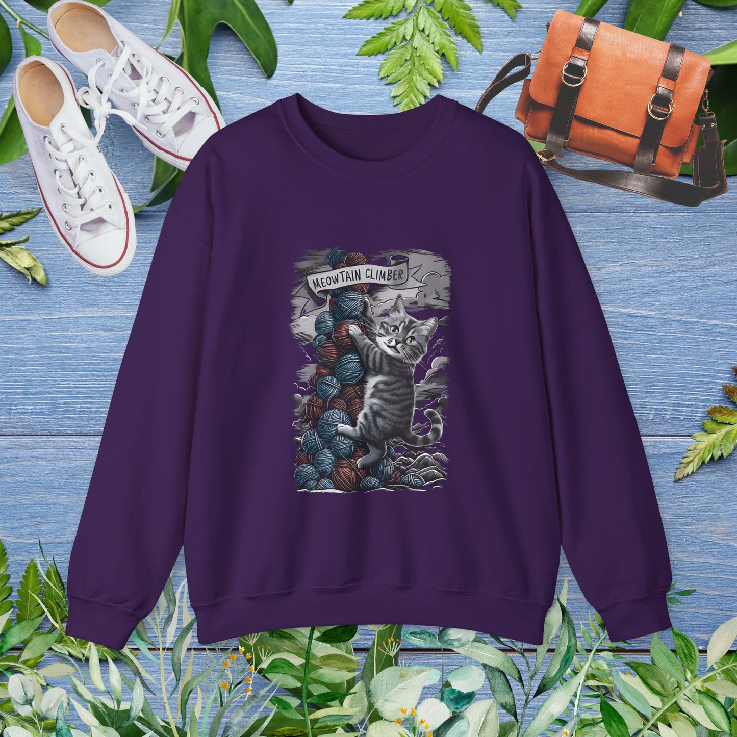 Meowtain Climber Sweatshirt - furevermama