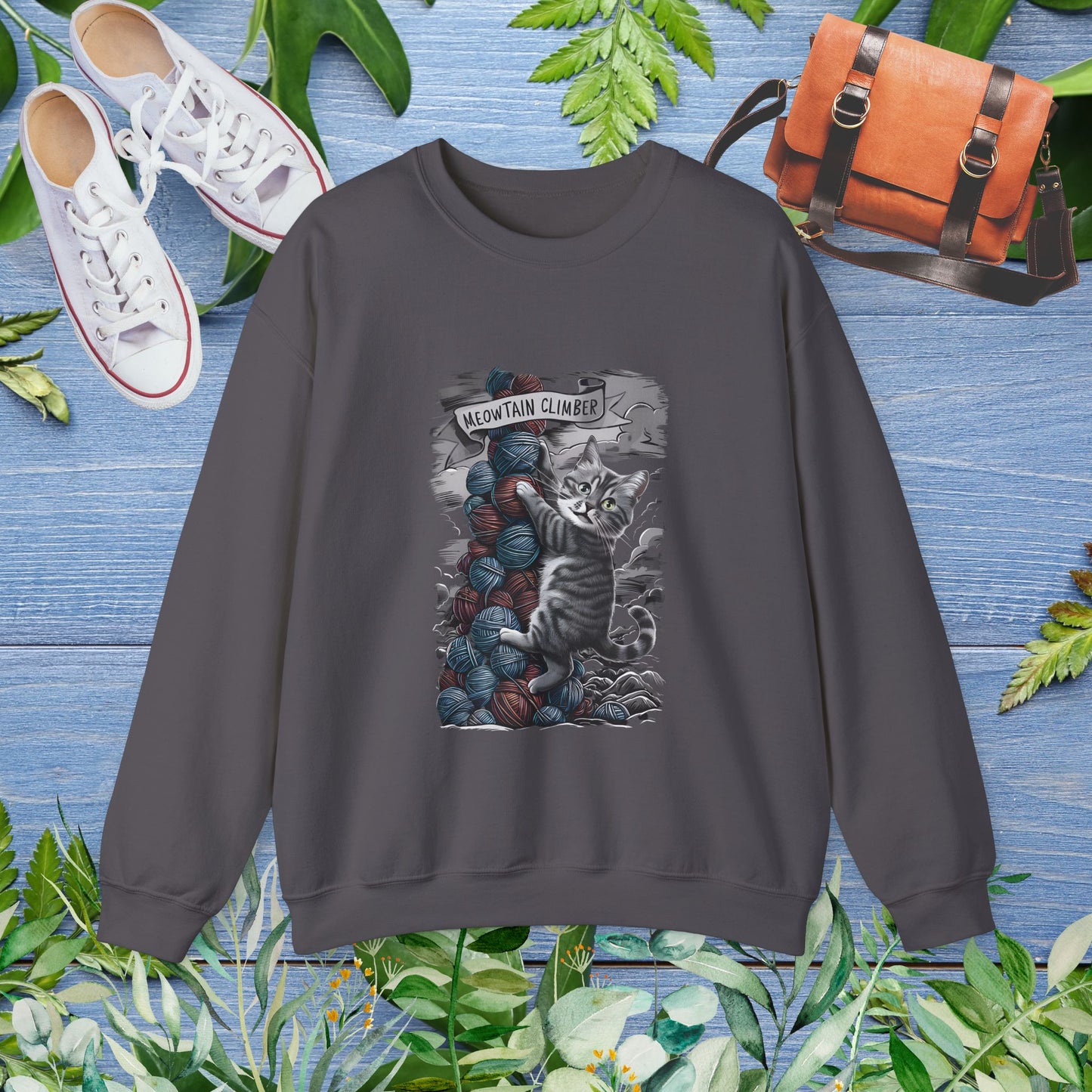 Meowtain Climber Sweatshirt - furevermama