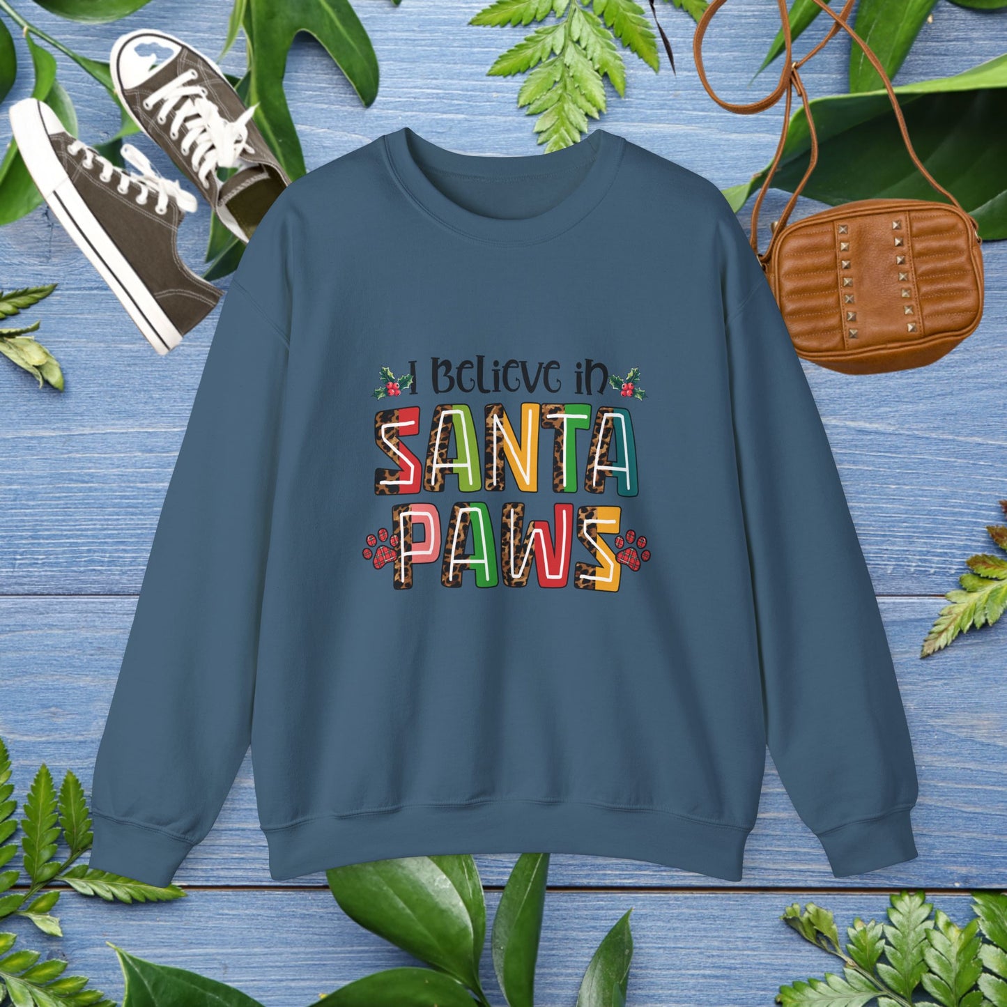 I Believe In Santa Paws Unisex Sweatshirt - furevermama