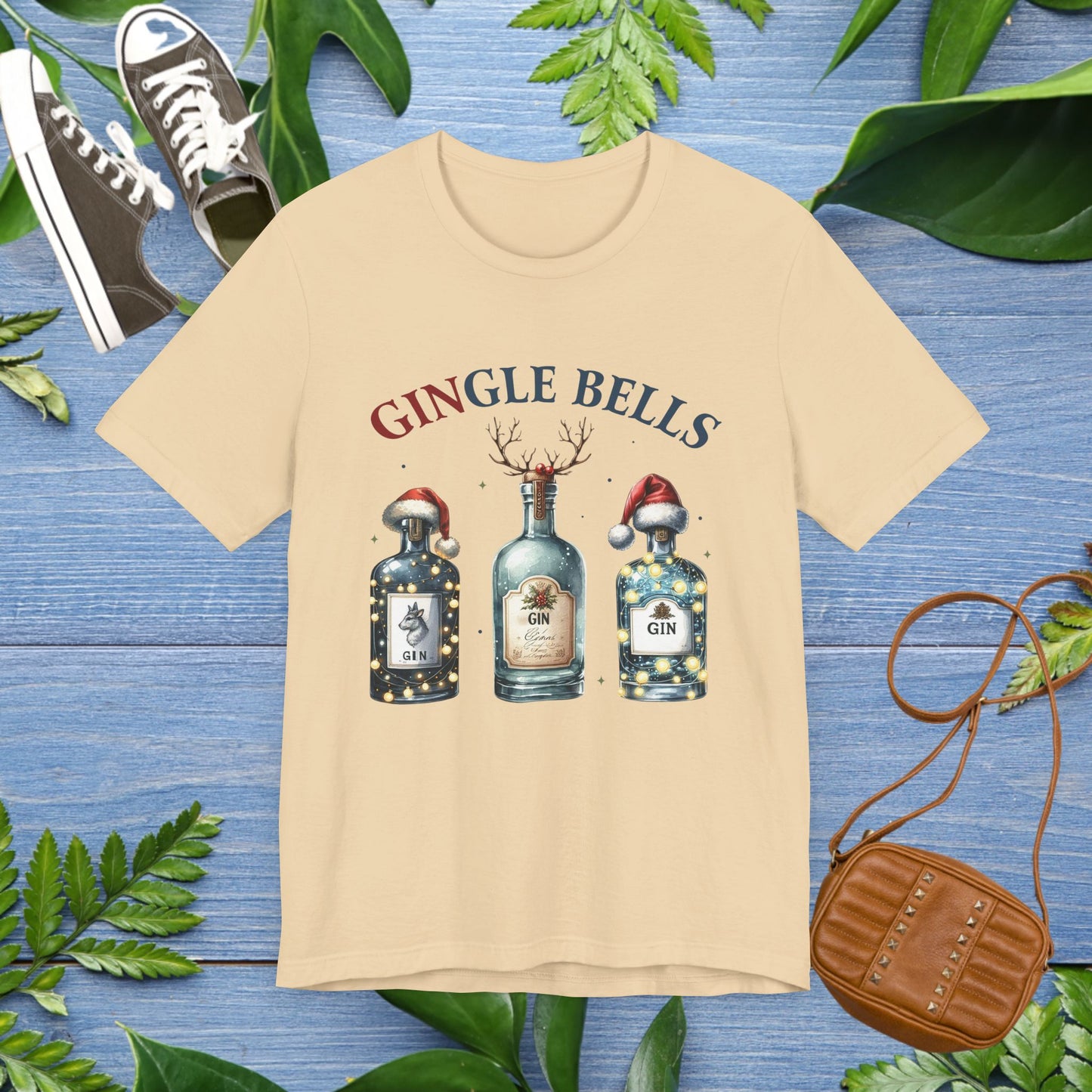 Gingle Bells Christmas Unisex Short-Sleeve T-shirt - furevermama