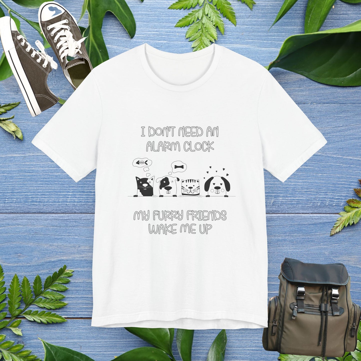My Furry Friends Wake Me Up Unisex Tee - furevermama