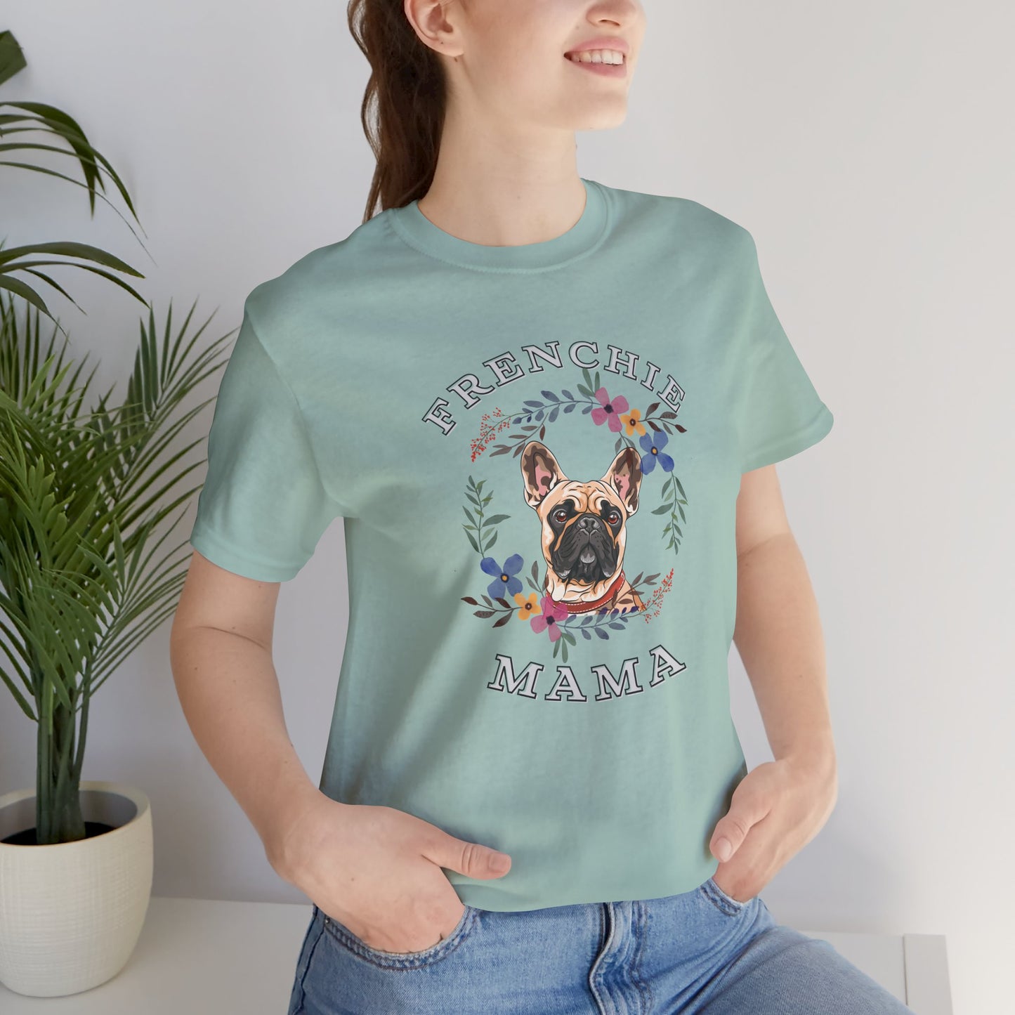 Frenchie Mama T-Shirt - furevermama