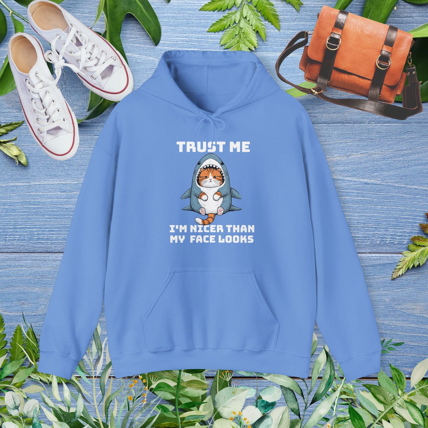 Cat In Shark Costume Unisex Hoodie - furevermama