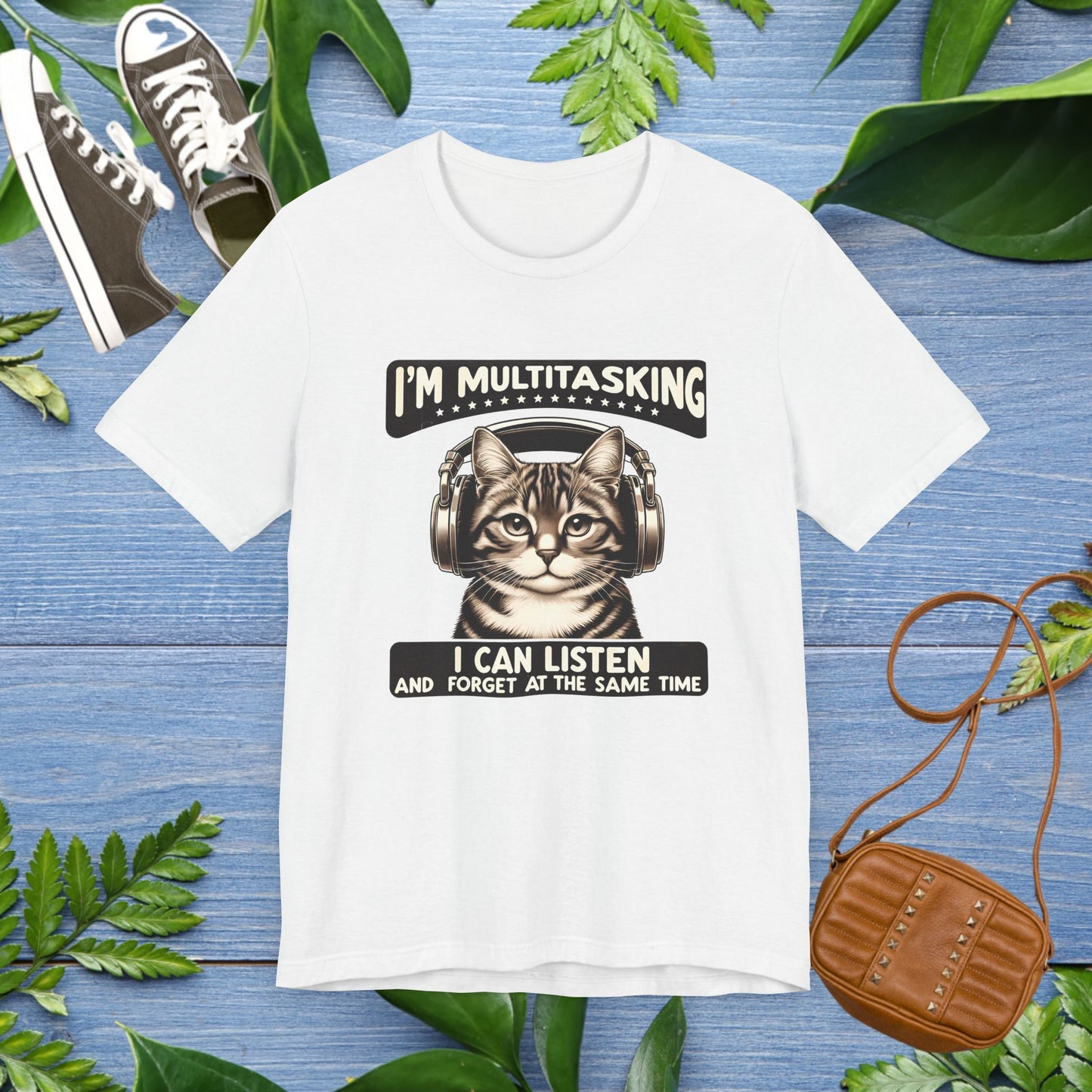 Multi-Tasking Cat Jersey Tee - furevermama