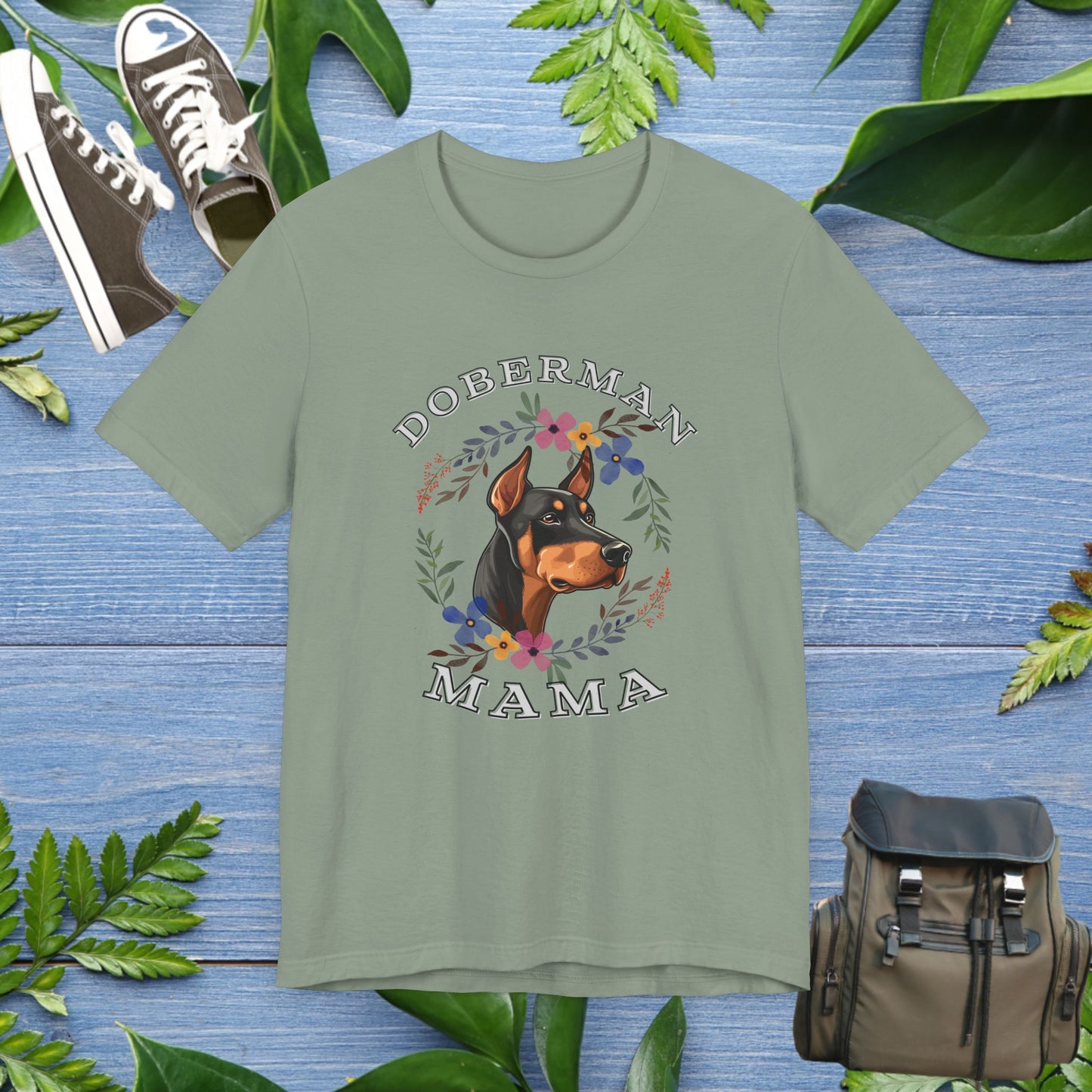 Doberman Mama T-Shirt - furevermama