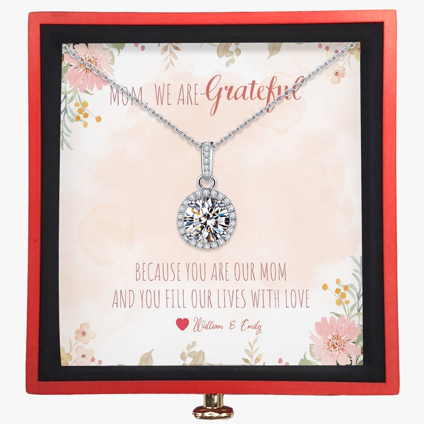 Stunning Necklace with Gift Box - To Mom - furevermama