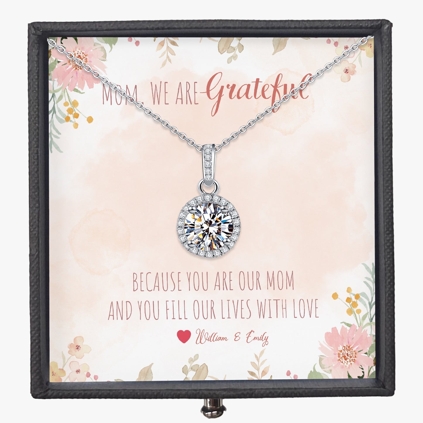Stunning Necklace with Gift Box - To Mom - furevermama