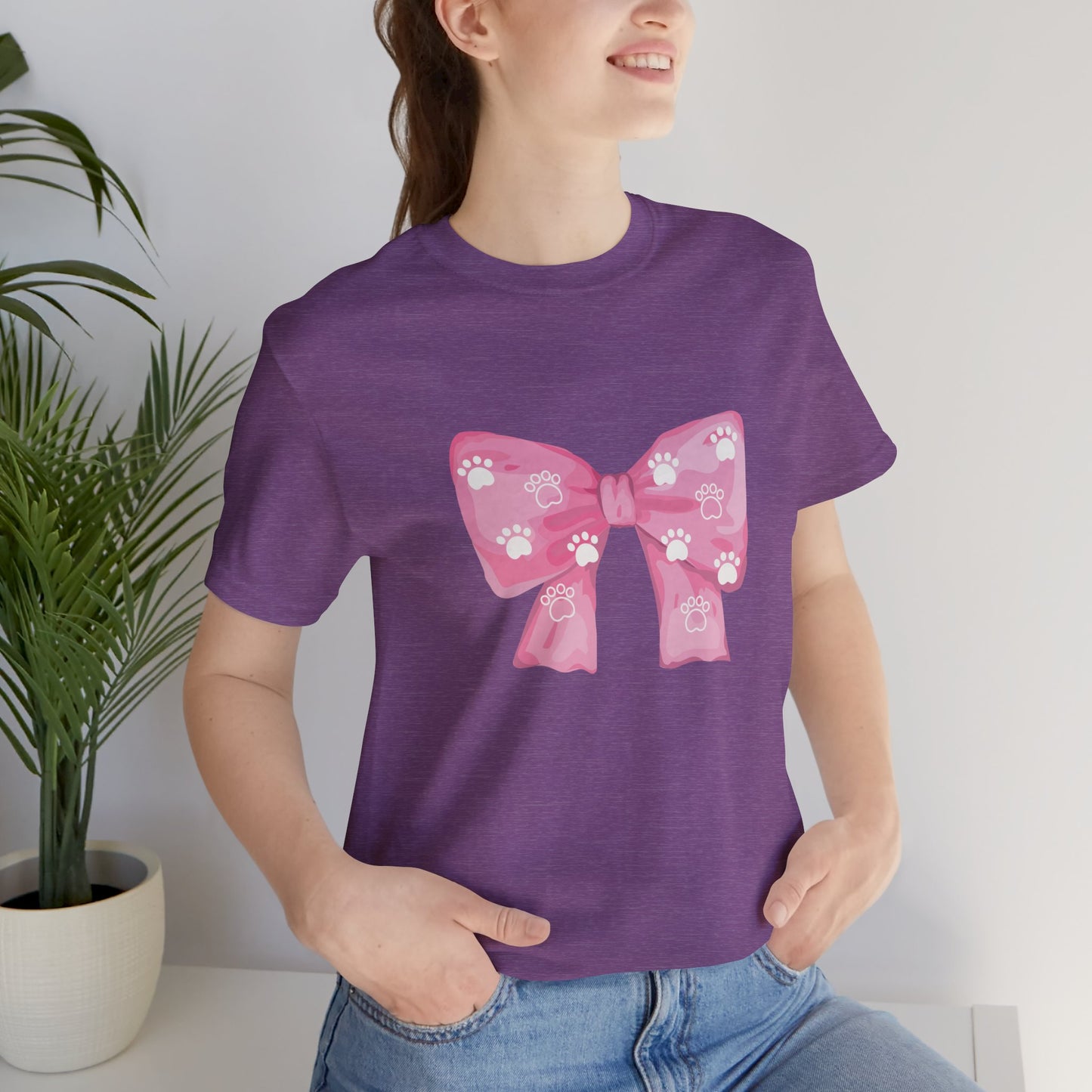 Pawprint Ribbon Tee Shirt - furevermama