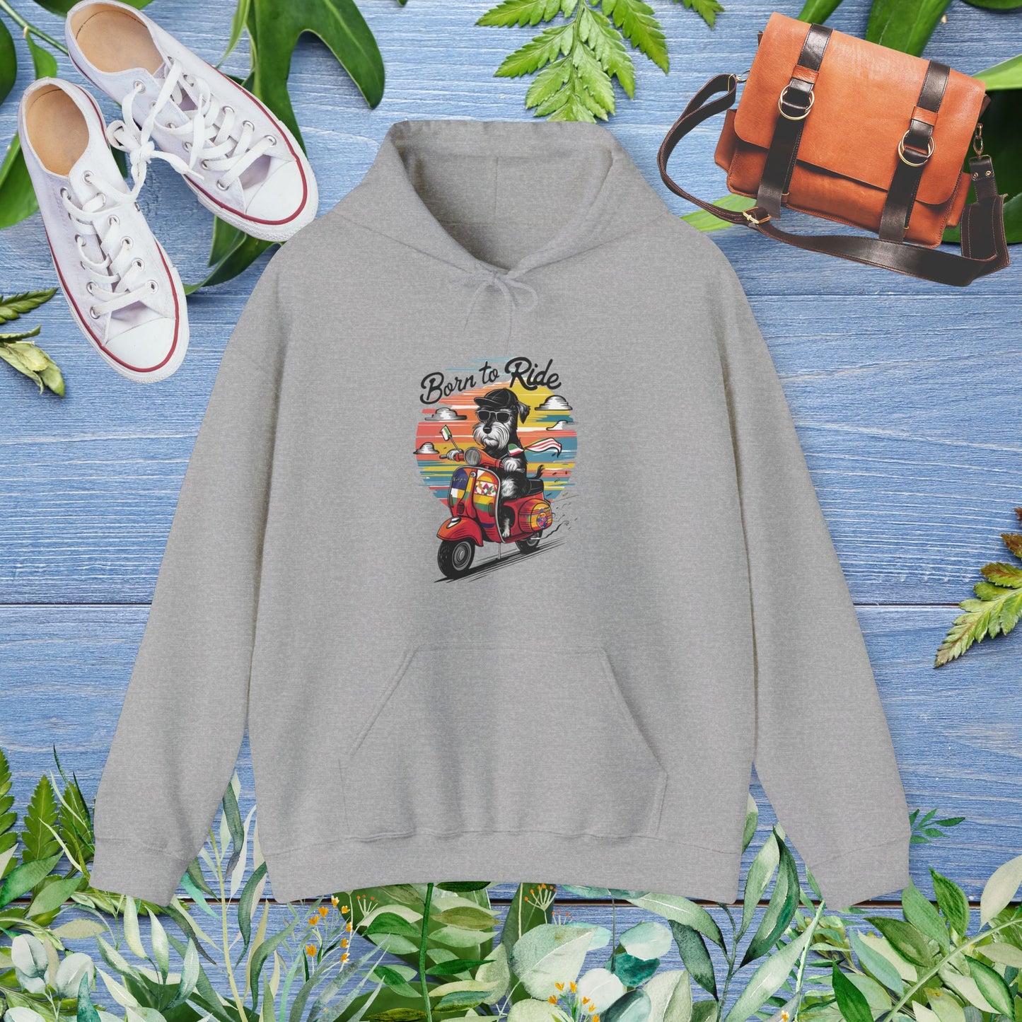 Born To Ride Dog Lover Hoodie - furevermama