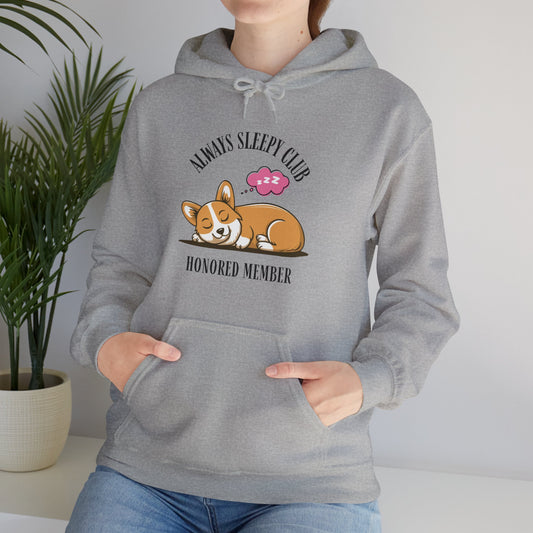 Always Sleepy Club Honored Member Unisex Hoodies - furevermama