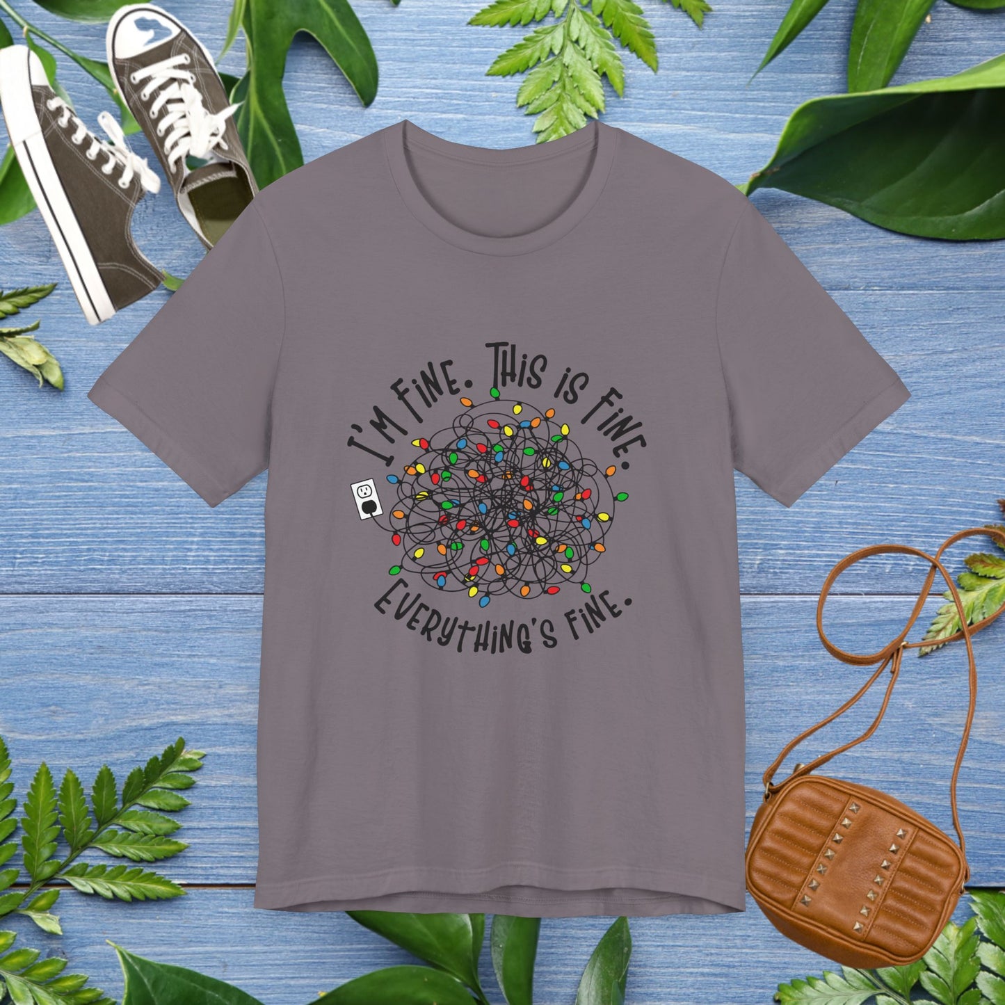 I Am Fine Unisex Short Sleeve T-Shirt - furevermama