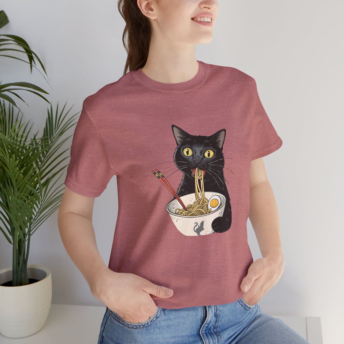 Cat Eating My Ramen T-Shirt - furevermama