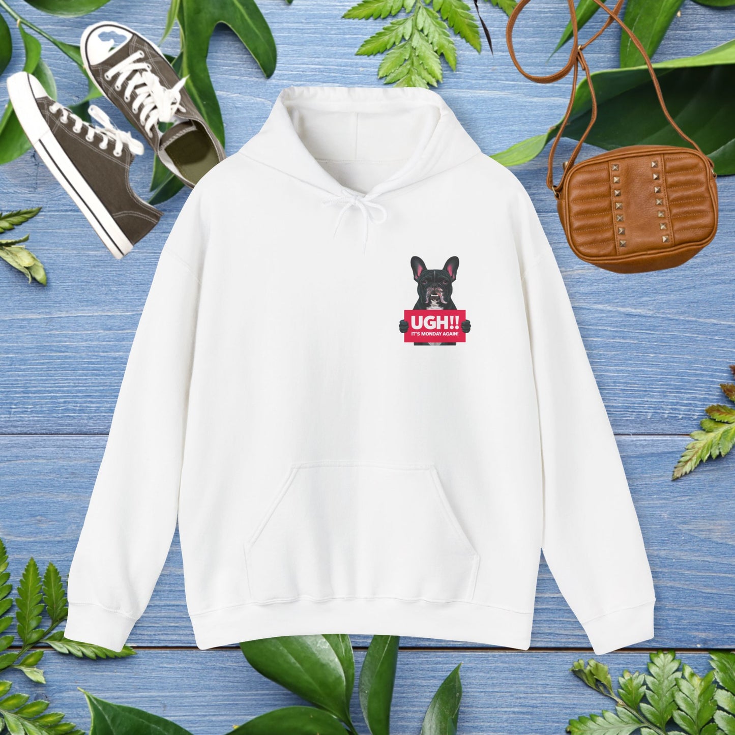 It Is Monday Again Bulldog Hoodie - furevermama