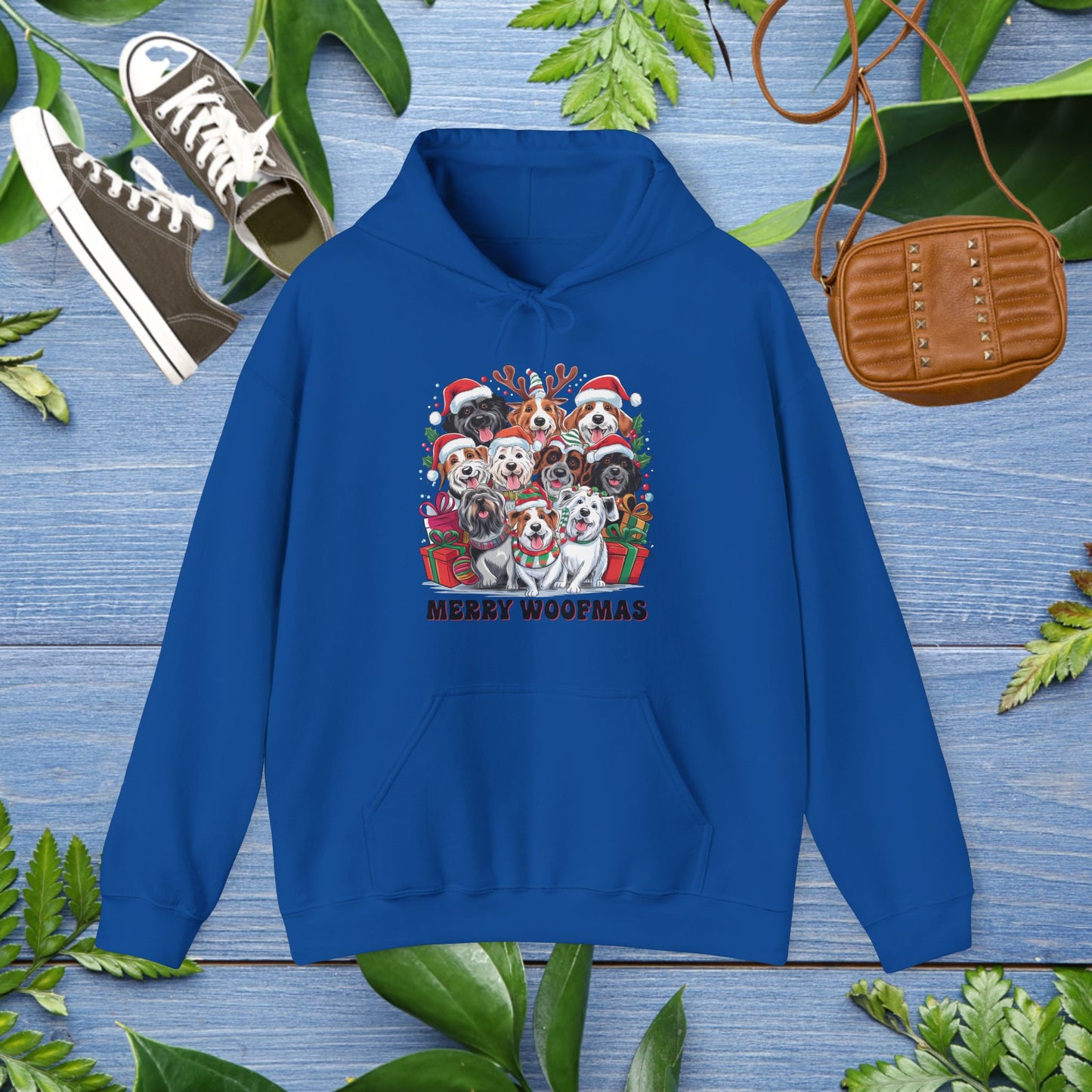 Merry Woofmas Unisex Hoodie - furevermama